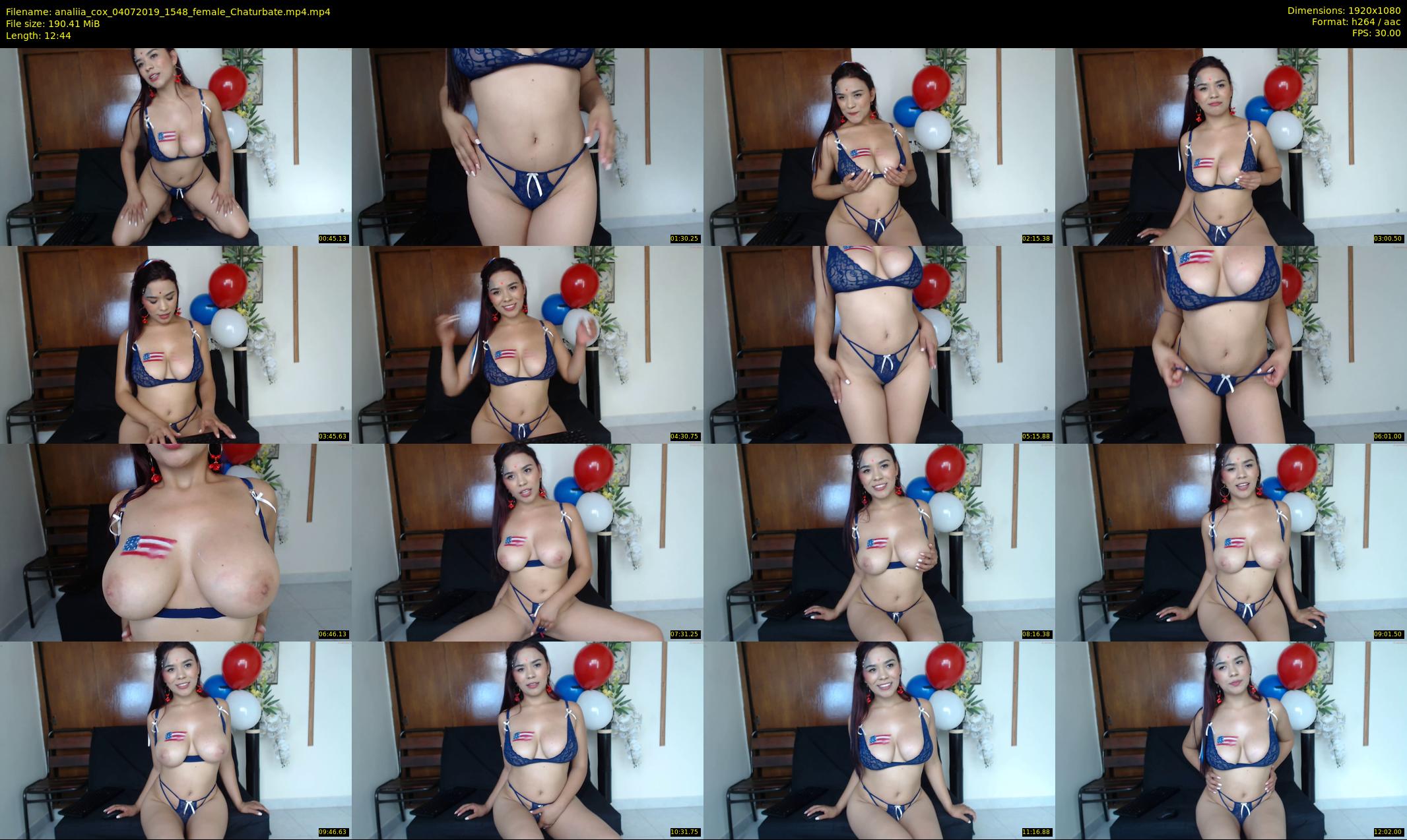 analiia_cox — 13 minute Chaturbate female cam show recording, 1080p, Jul 4, 2019