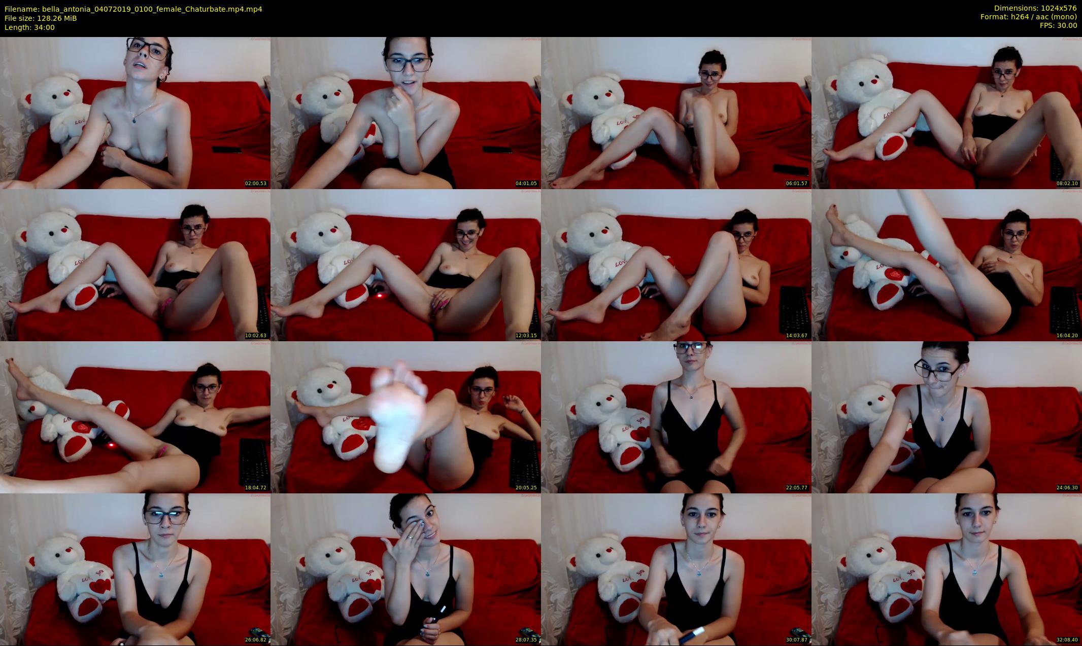 bella_antonia — 34 minute Chaturbate female cam show recording, 480p, Jul 4, 2019