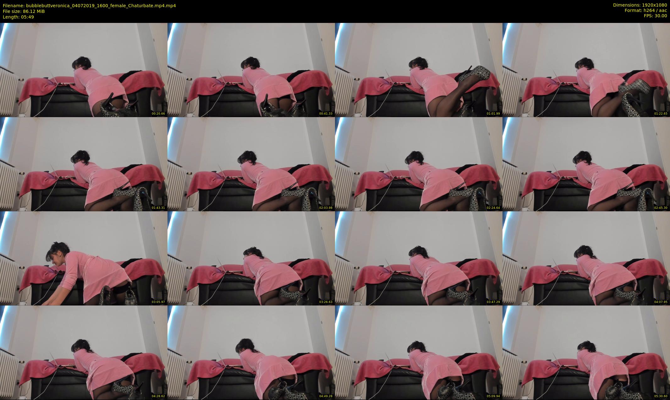 bubblebuttveronica — 6 minute Chaturbate female cam show recording, 1080p, Jul 4, 2019