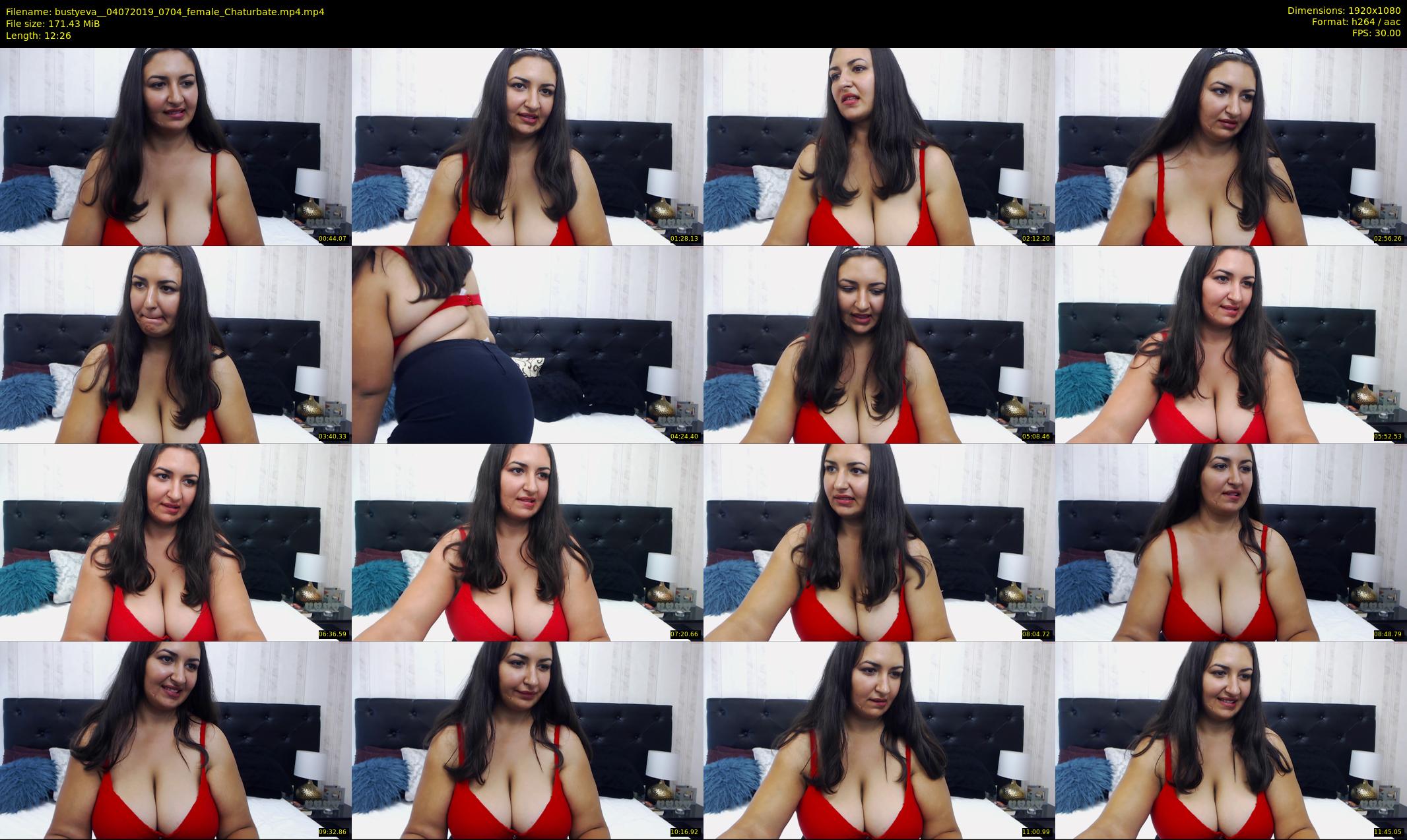 bustyeva_ — 13 minute Chaturbate female cam show recording, 1080p, Jul 4, 2019