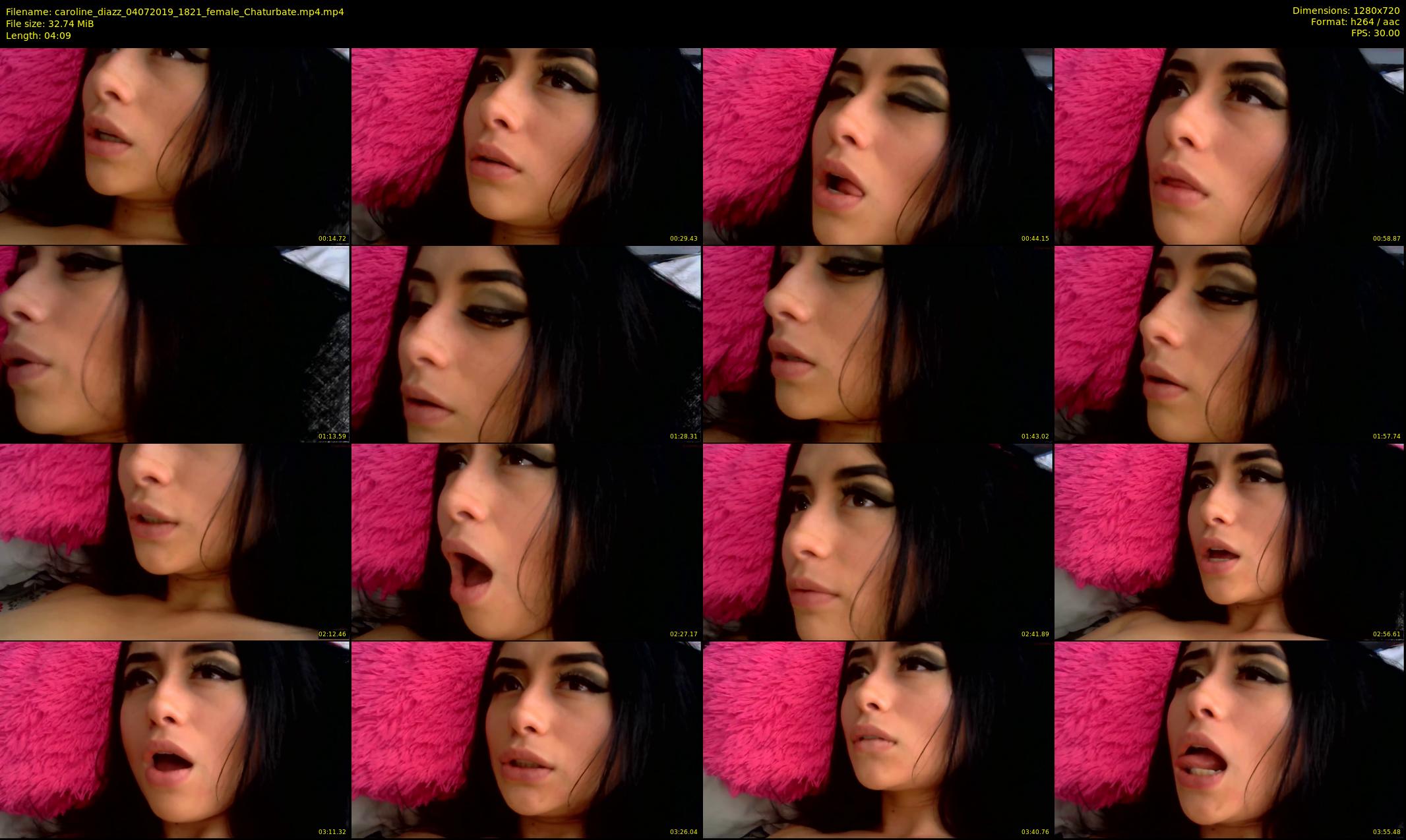 caroline_diazz — 5 minute Chaturbate female cam show recording, 720p, Jul 4, 2019