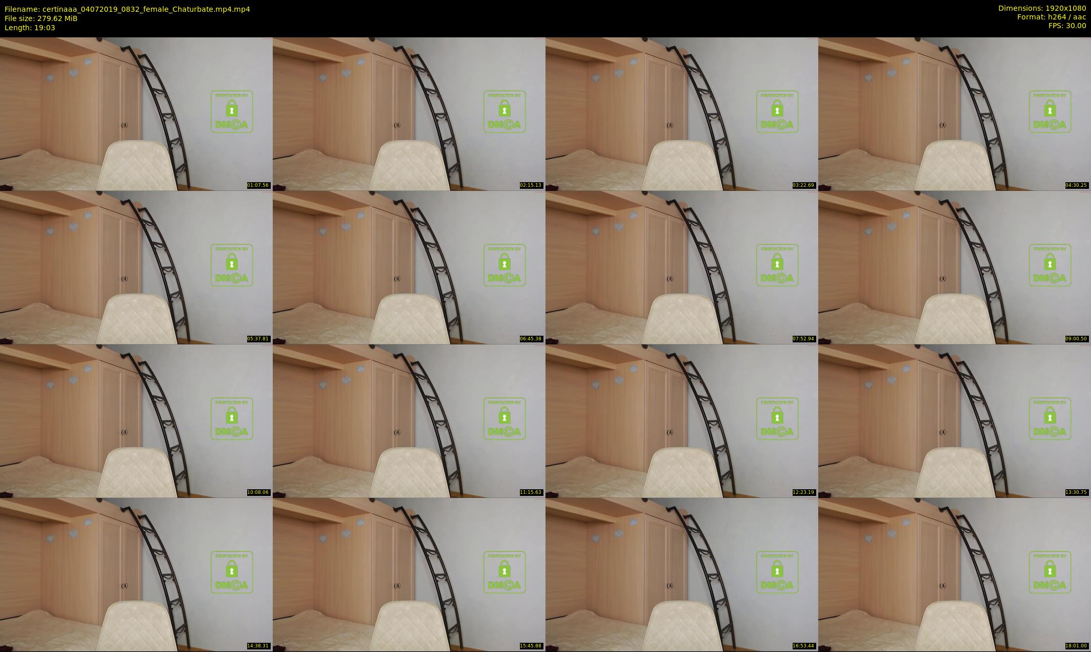 certinaaa — 20 minute Chaturbate female cam show recording, 1080p, Jul 4, 2019