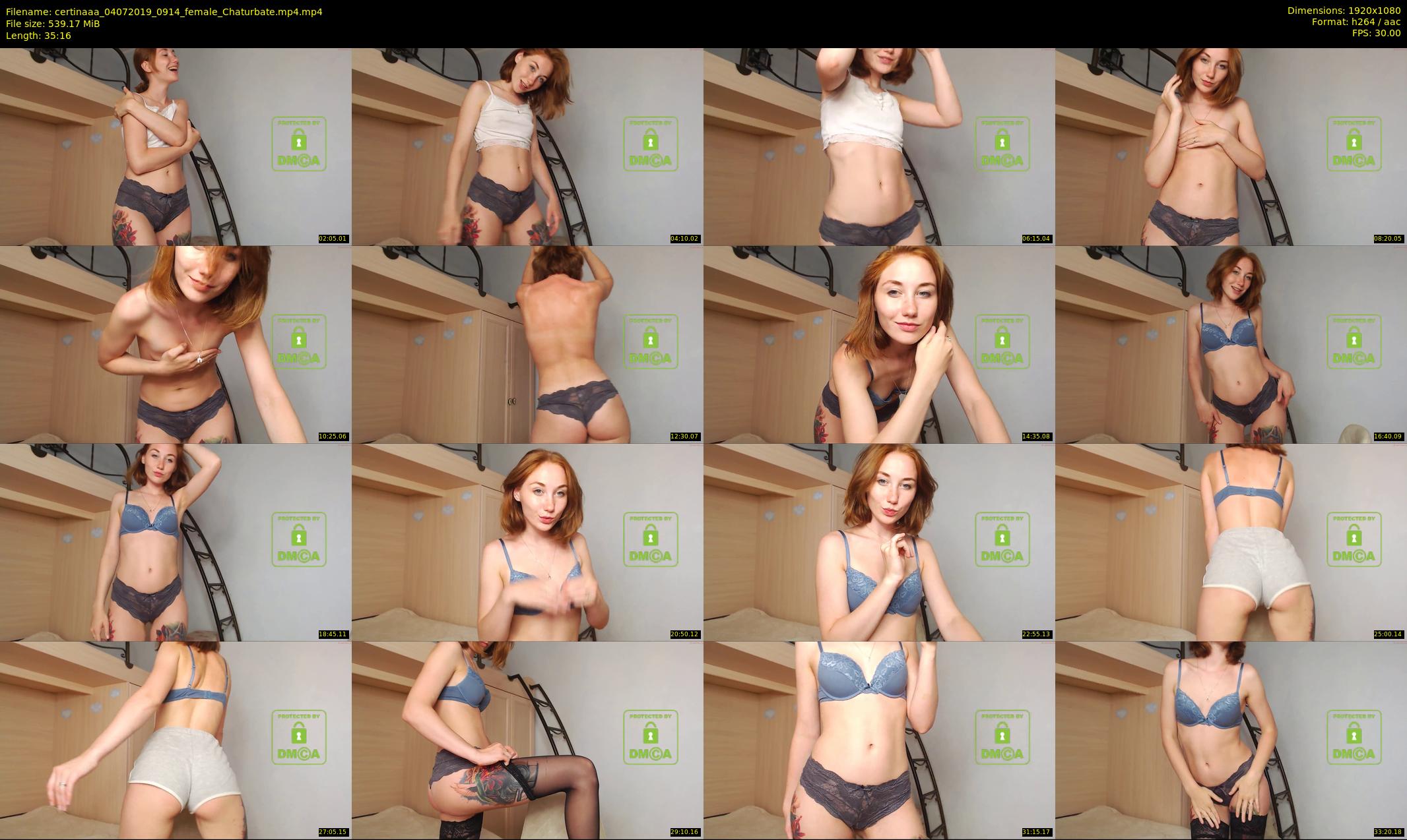 certinaaa — 36 minute Chaturbate female cam show recording, 1080p, Jul 4, 2019