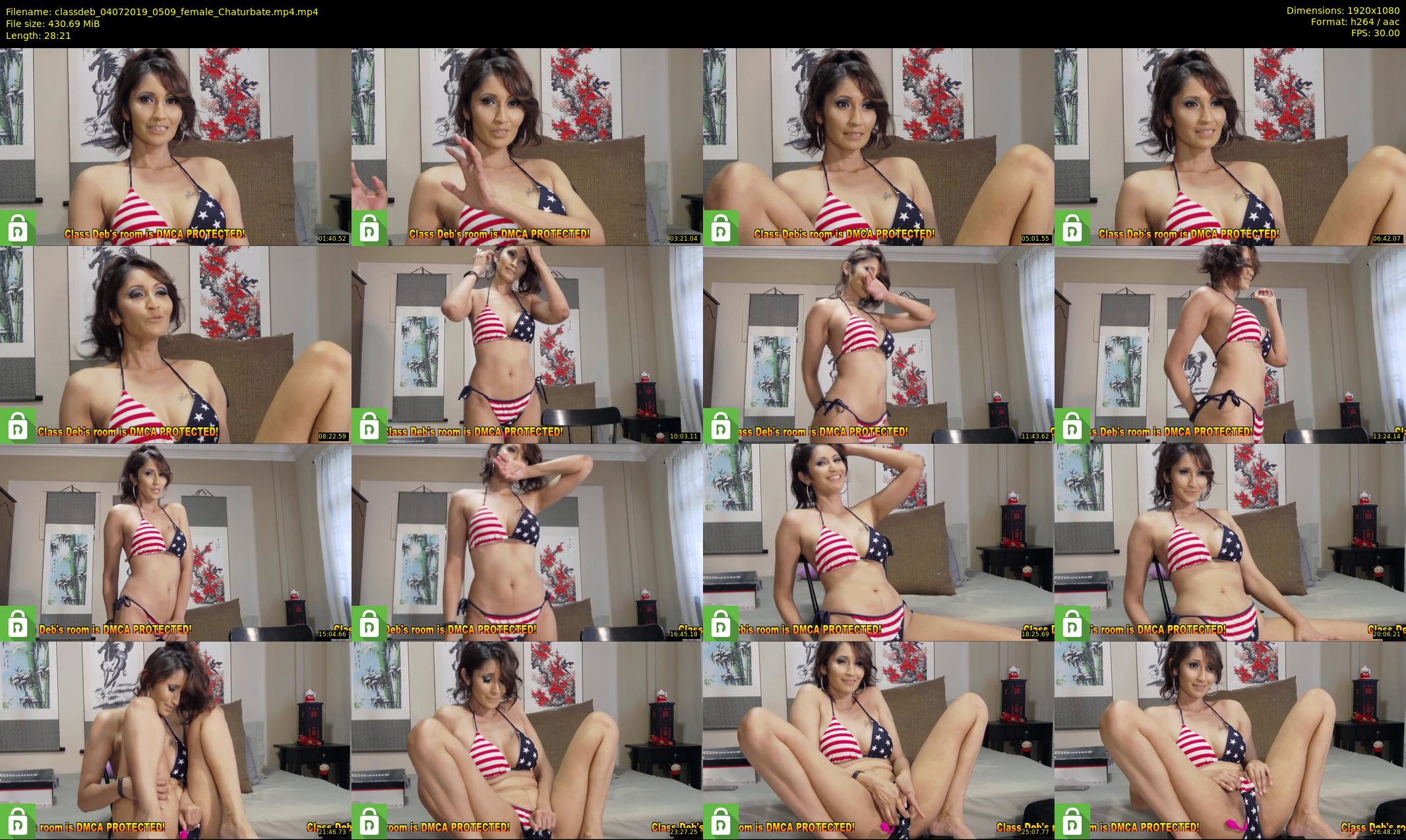 classdeb — 29 minute Chaturbate female cam show recording, 1080p, Jul 4, 2019