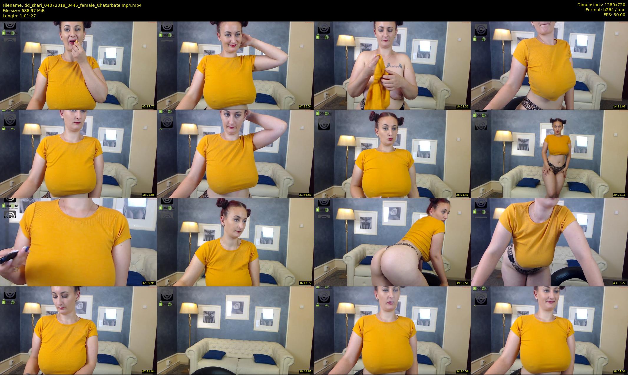 dd_shari — 62 minute Chaturbate female cam show recording, 720p, Jul 4, 2019