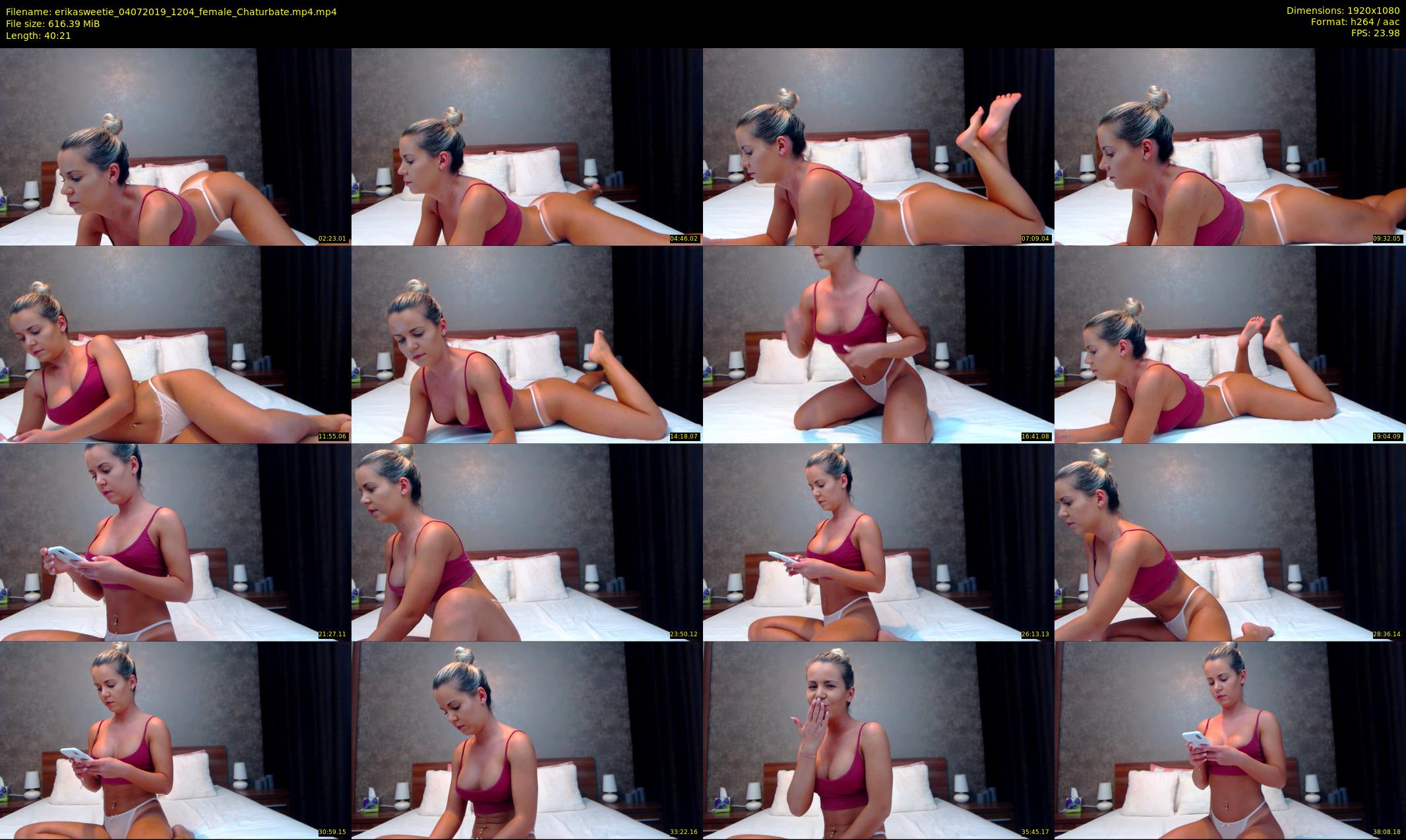 erikasweetie — 41 minute Chaturbate female cam show recording, 1080p, Jul 4, 2019