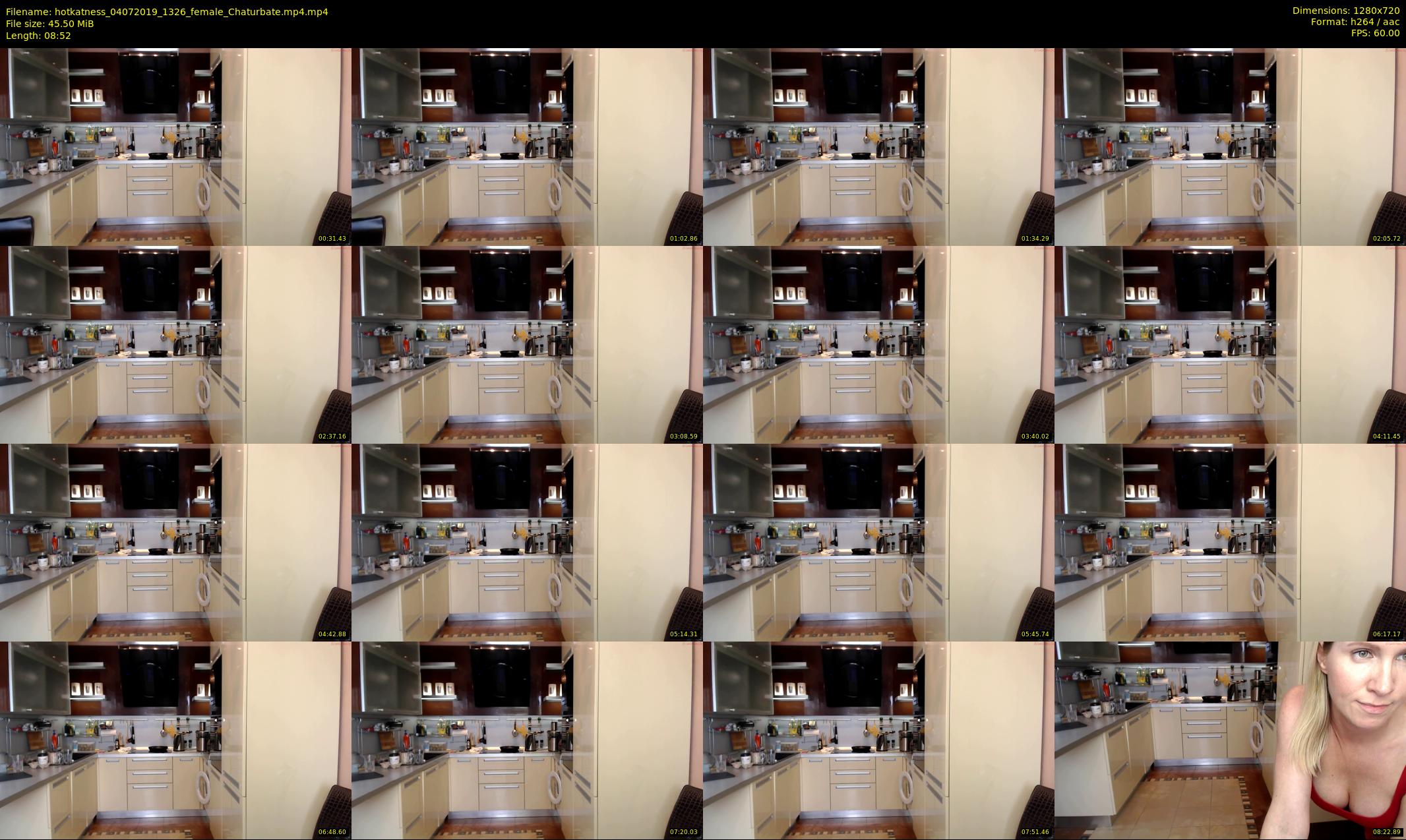 hotkatness — 9 minute Chaturbate female cam show recording, 720p, Jul 4, 2019