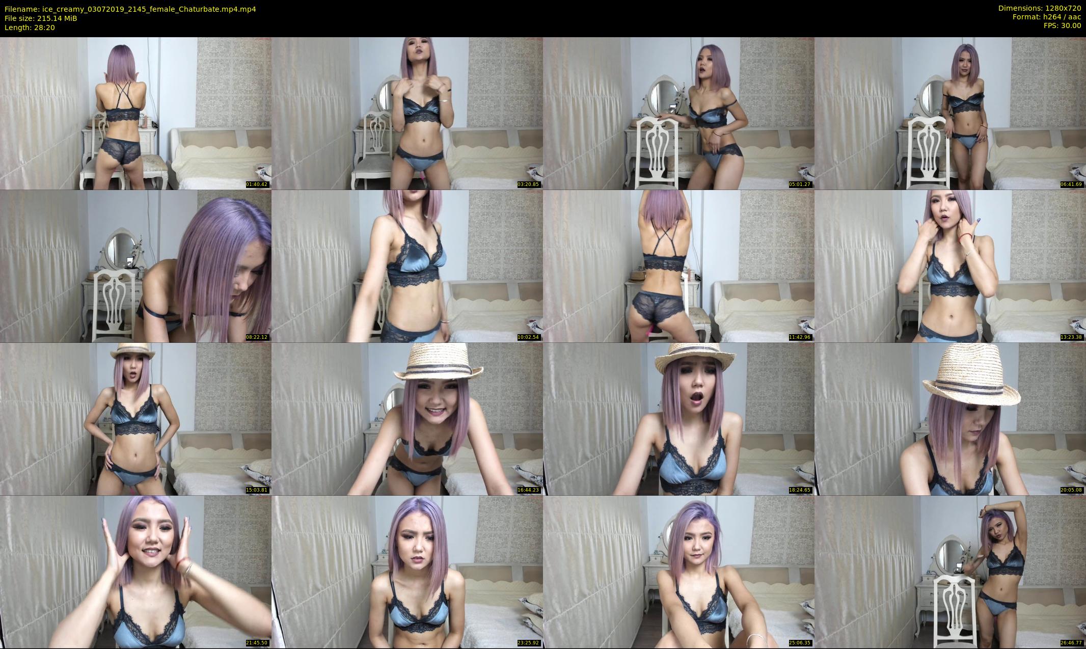 ice_creamy — 29 minute Chaturbate female cam show recording, 720p, Jul 3, 2019