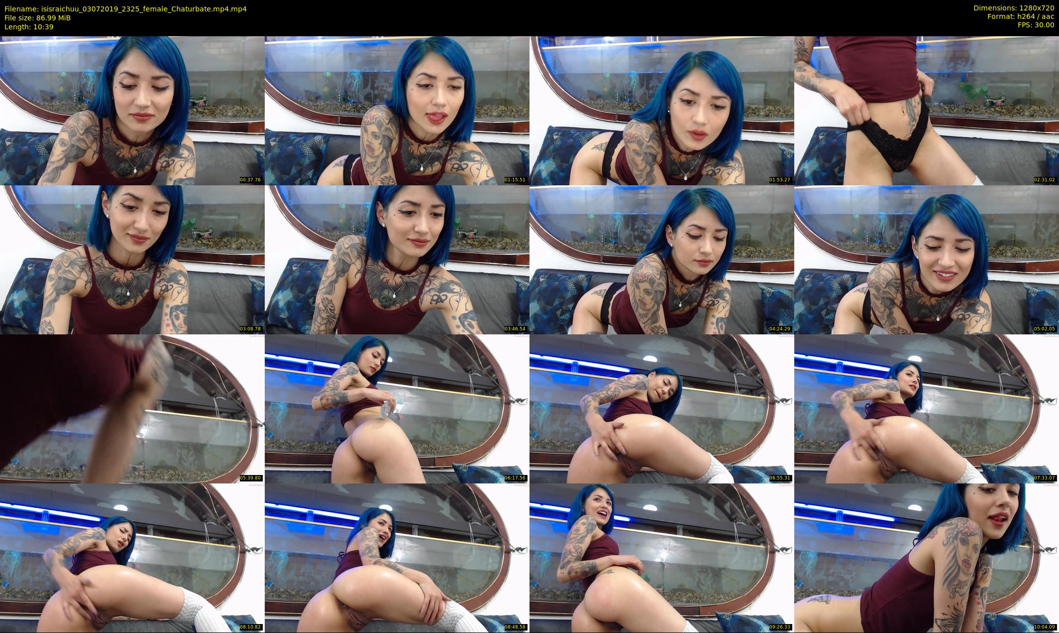 isisraichuu — 11 minute Chaturbate female cam show recording, 720p, Jul 3, 2019
