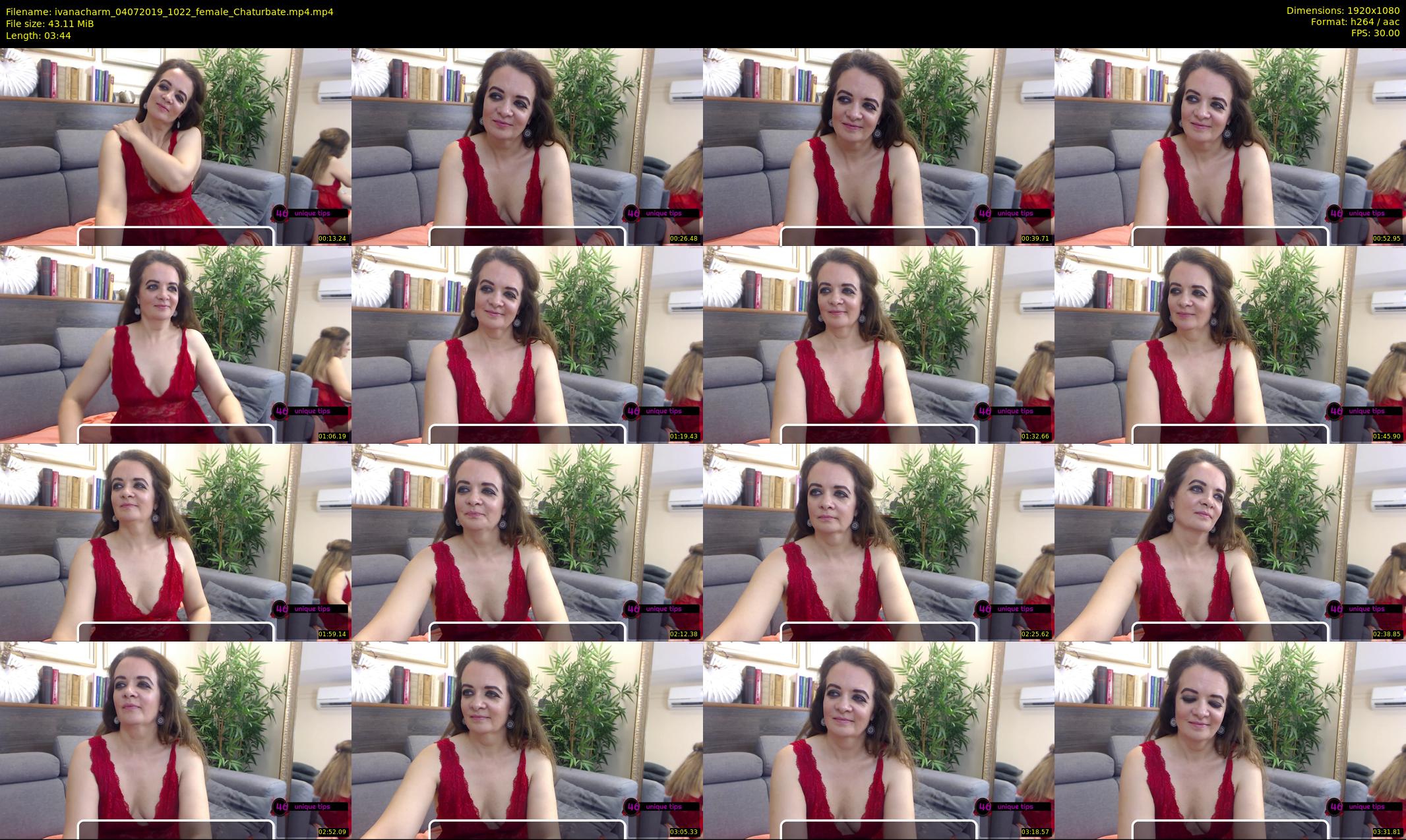 ivanacharm — 4 minute Chaturbate female cam show recording, 1080p, Jul 4, 2019
