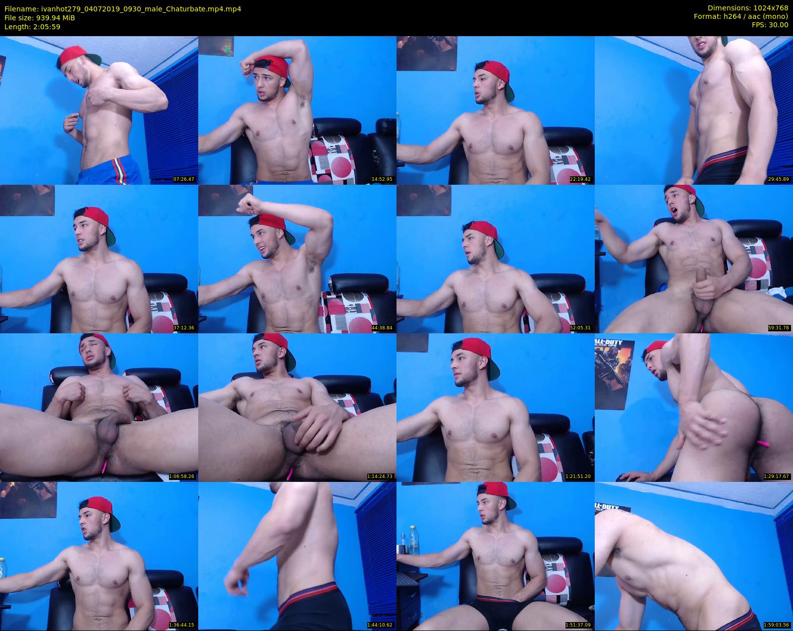 ivanhot279 — 126 minute Chaturbate male cam show recording, 720p, Jul 4, 2019