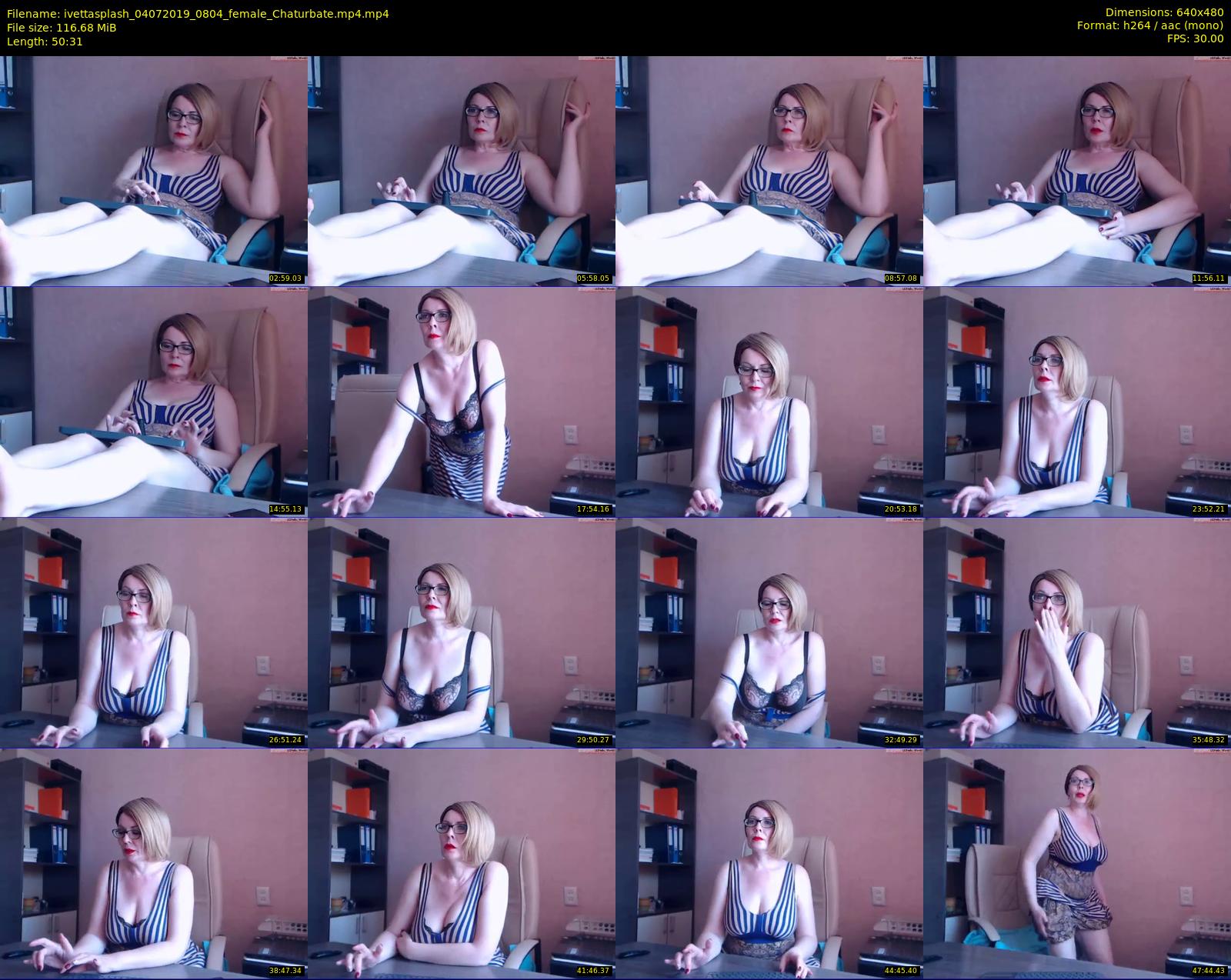 ivettasplash — 51 minute Chaturbate female cam show recording, 480p, Jul 4, 2019