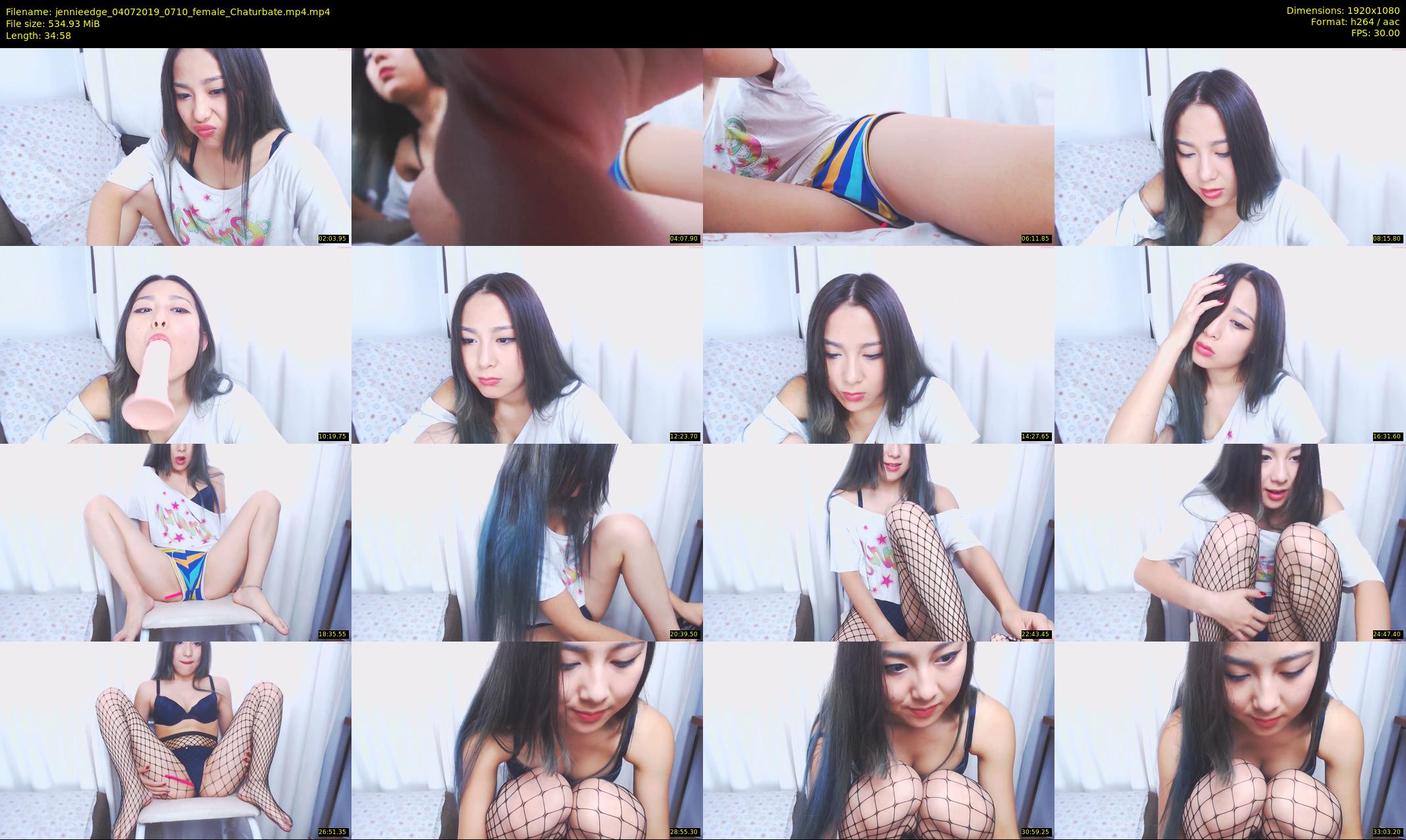 jennieedge — 35 minute Chaturbate female cam show recording, 1080p, Jul 4, 2019