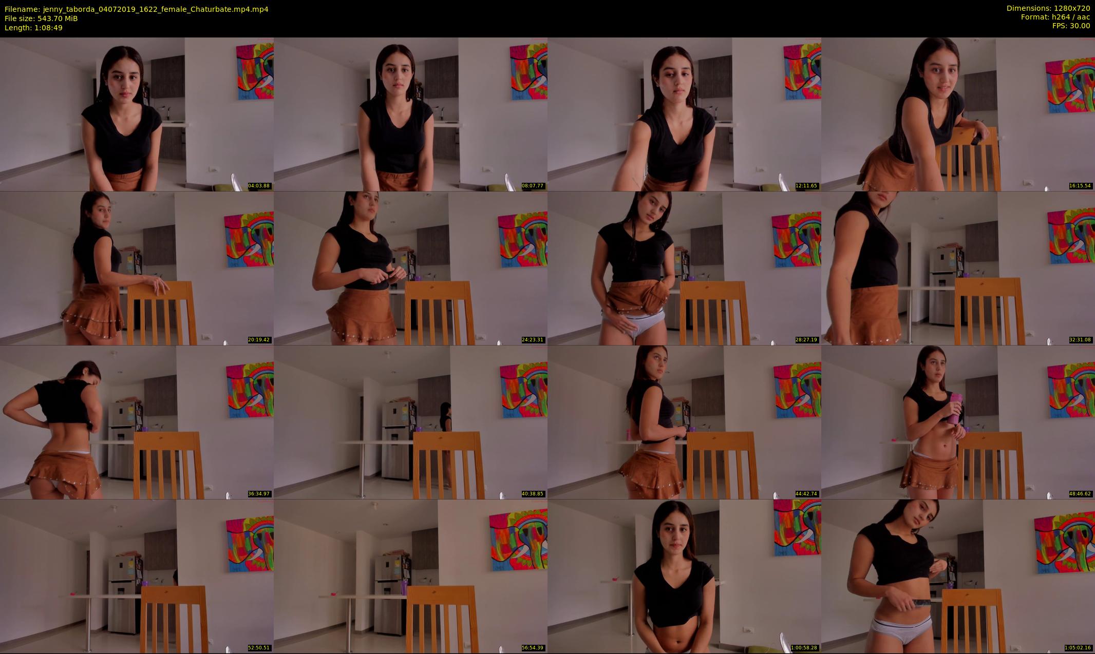 jenny_taborda — 69 minute Chaturbate female cam show recording, 720p, Jul 4, 2019