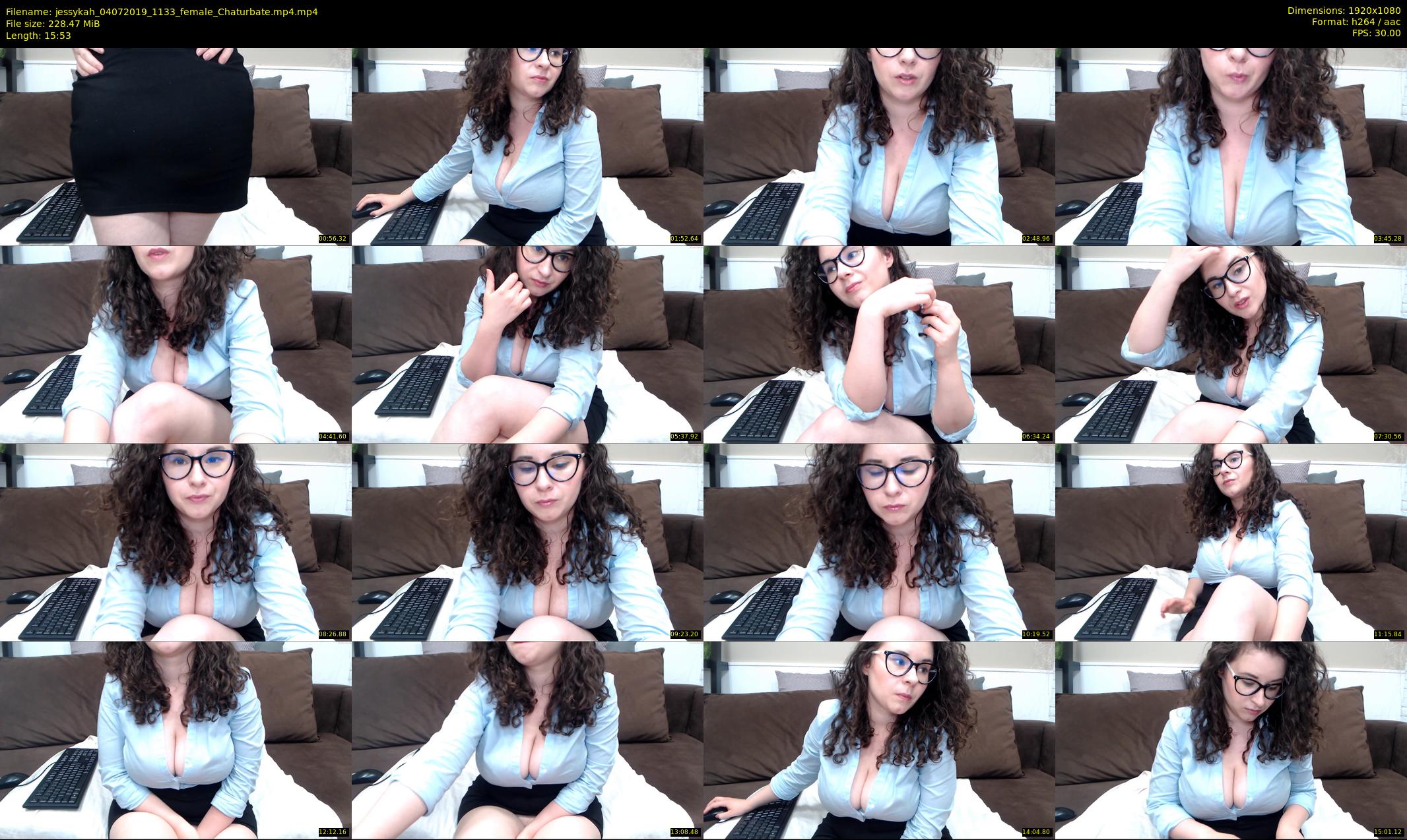 jessykah — 16 minute Chaturbate female cam show recording, 1080p, Jul 4, 2019