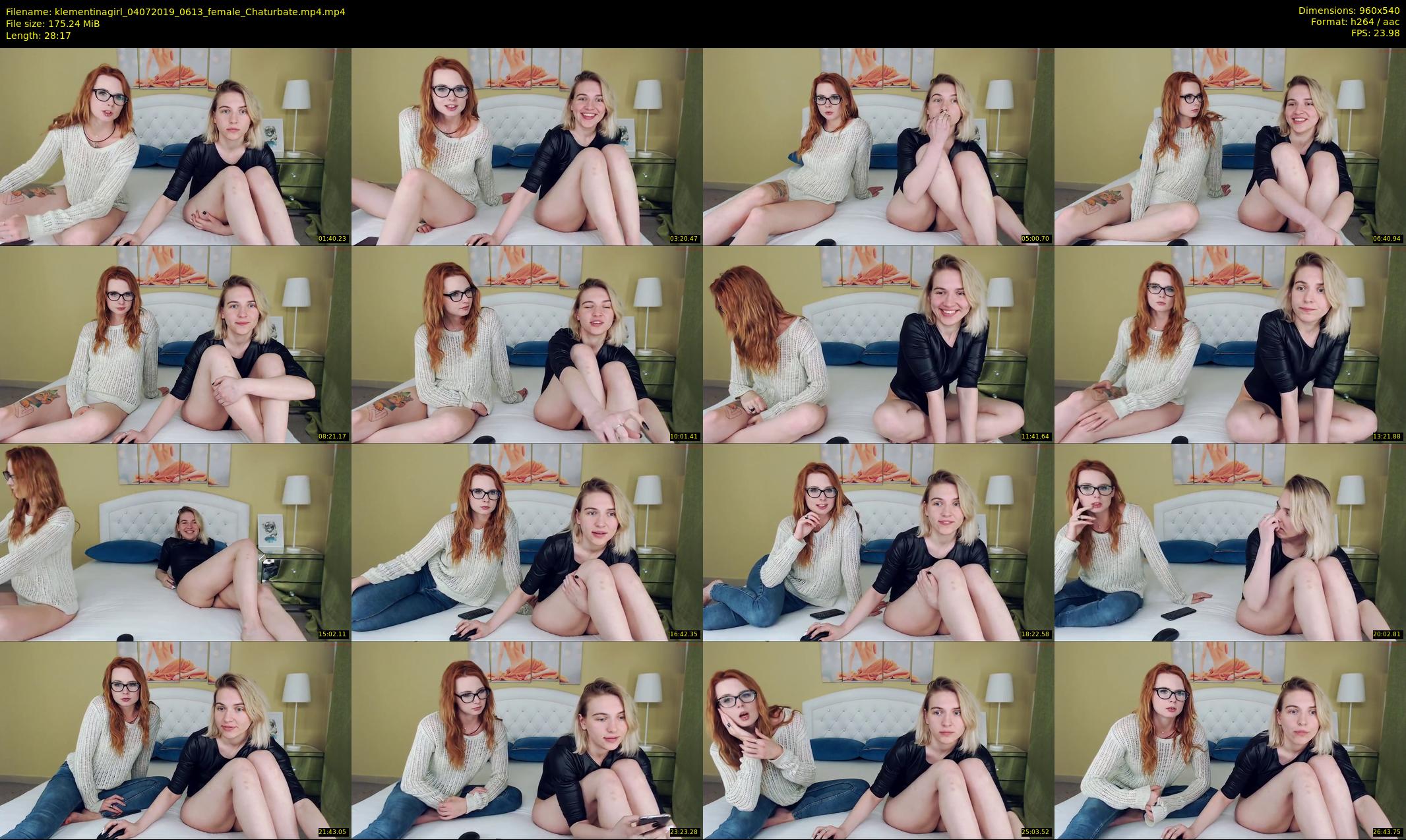 klementinagirl — 29 minute Chaturbate female cam show recording, 480p, Jul 4, 2019