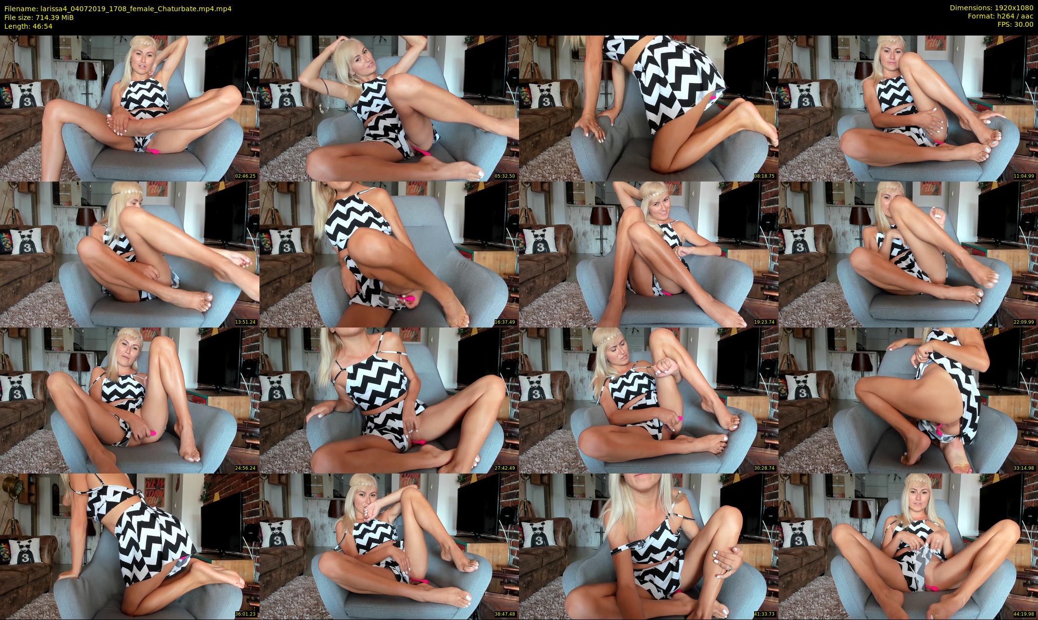 larissa4 — 47 minute Chaturbate female cam show recording, 1080p, Jul 4, 2019