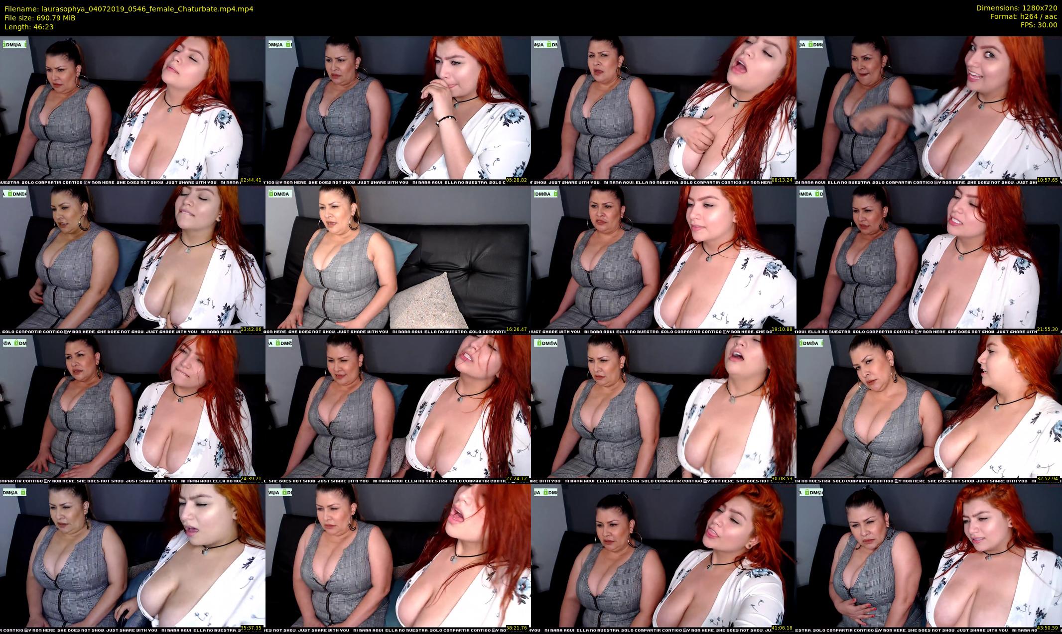 laurasophya — 47 minute Chaturbate female cam show recording, 720p, Jul 4, 2019