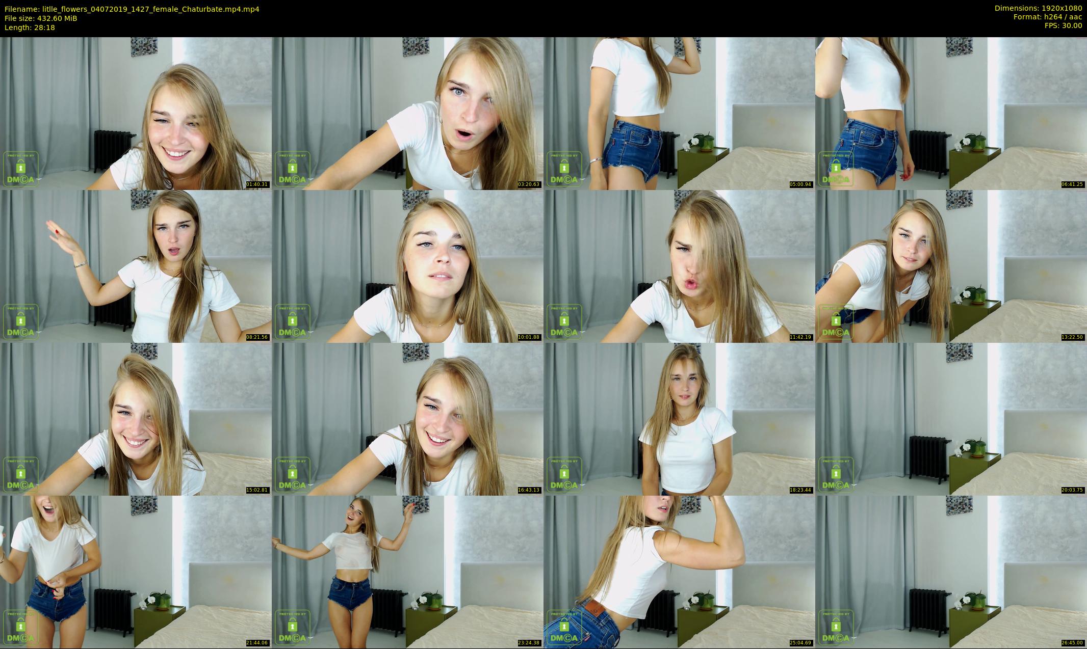 litlle_flowers — 29 minute Chaturbate female cam show recording, 1080p, Jul 4, 2019