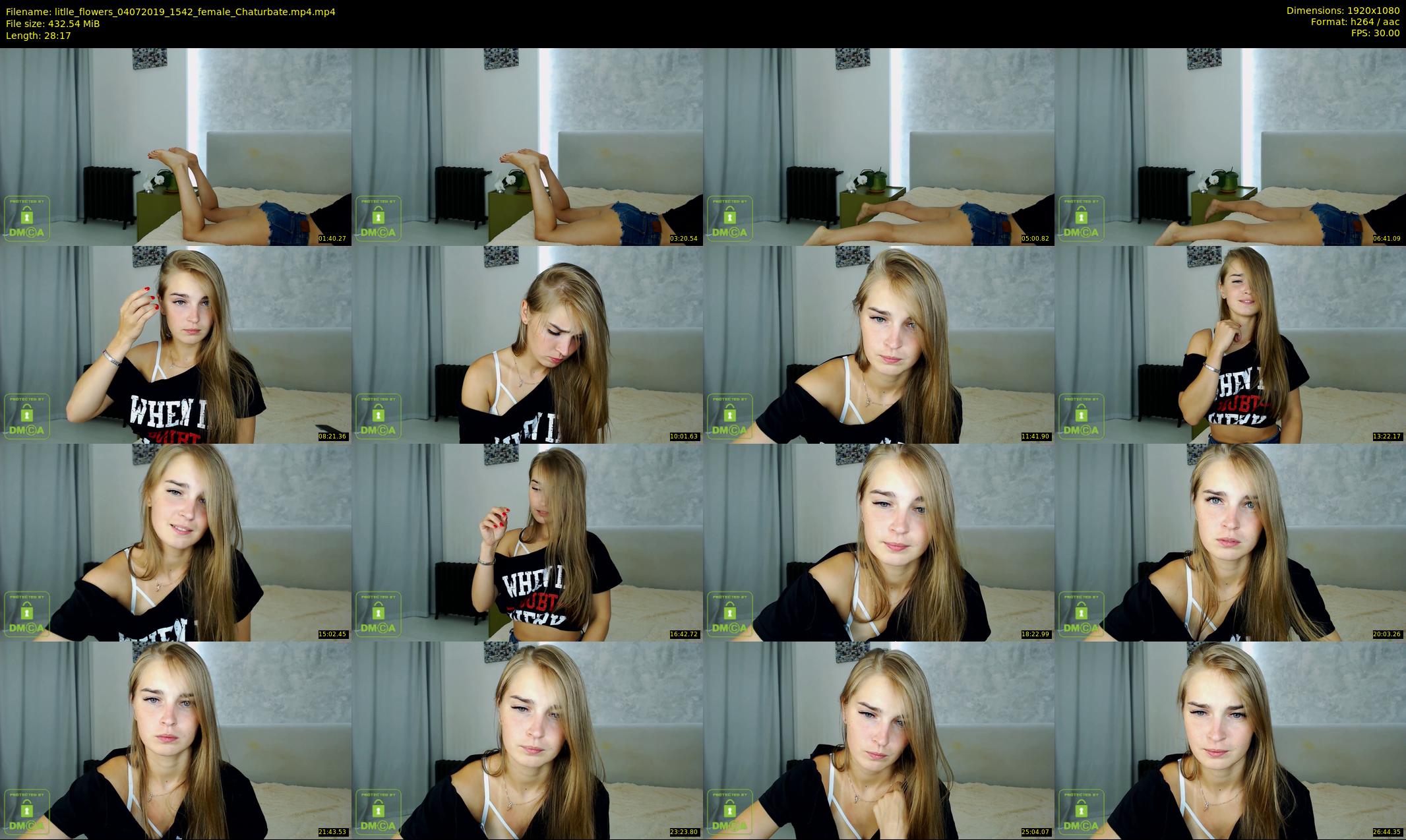 litlle_flowers — 29 minute Chaturbate female cam show recording, 1080p, Jul 4, 2019