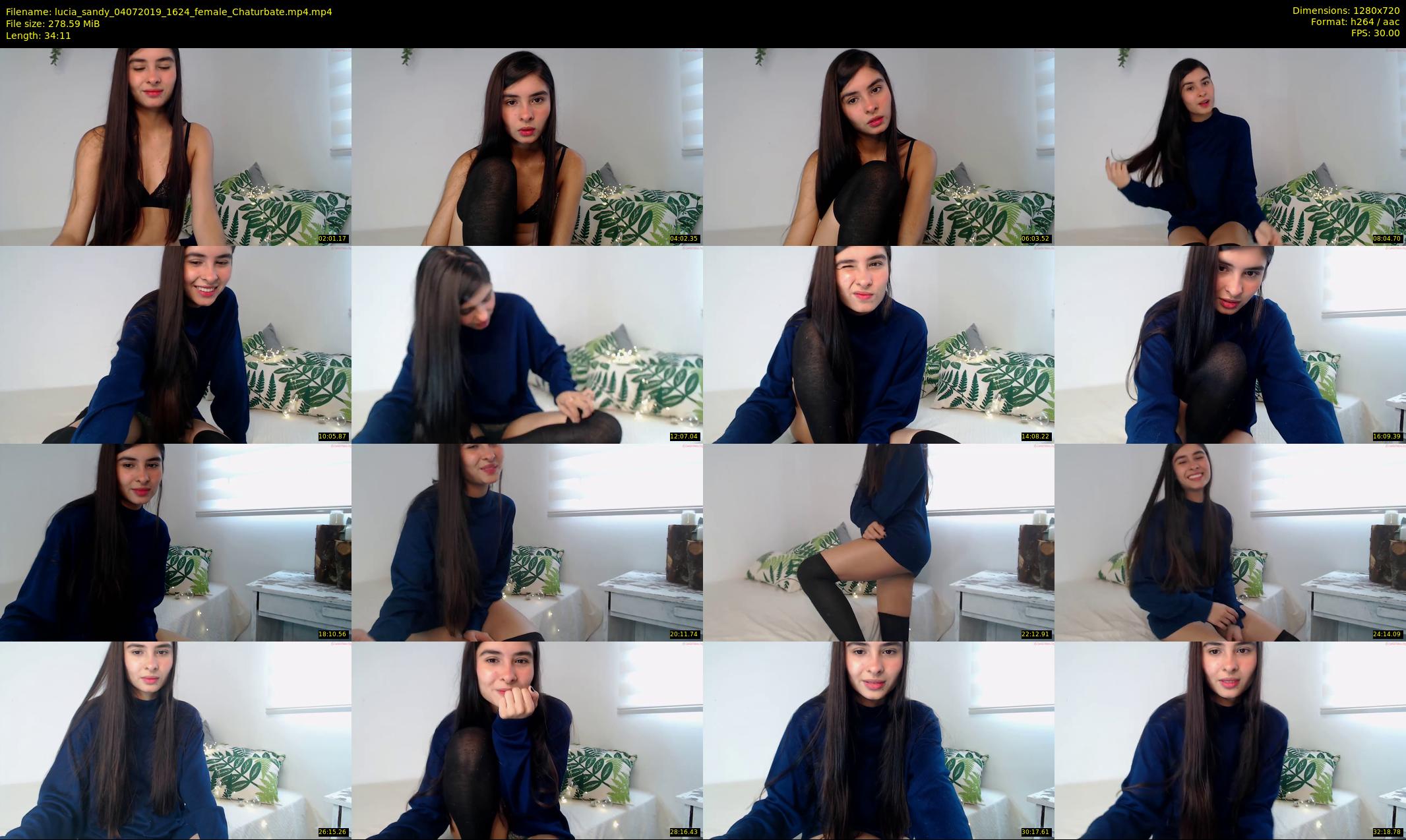 lucia_sandy — 35 minute Chaturbate female cam show recording, 720p, Jul 4, 2019