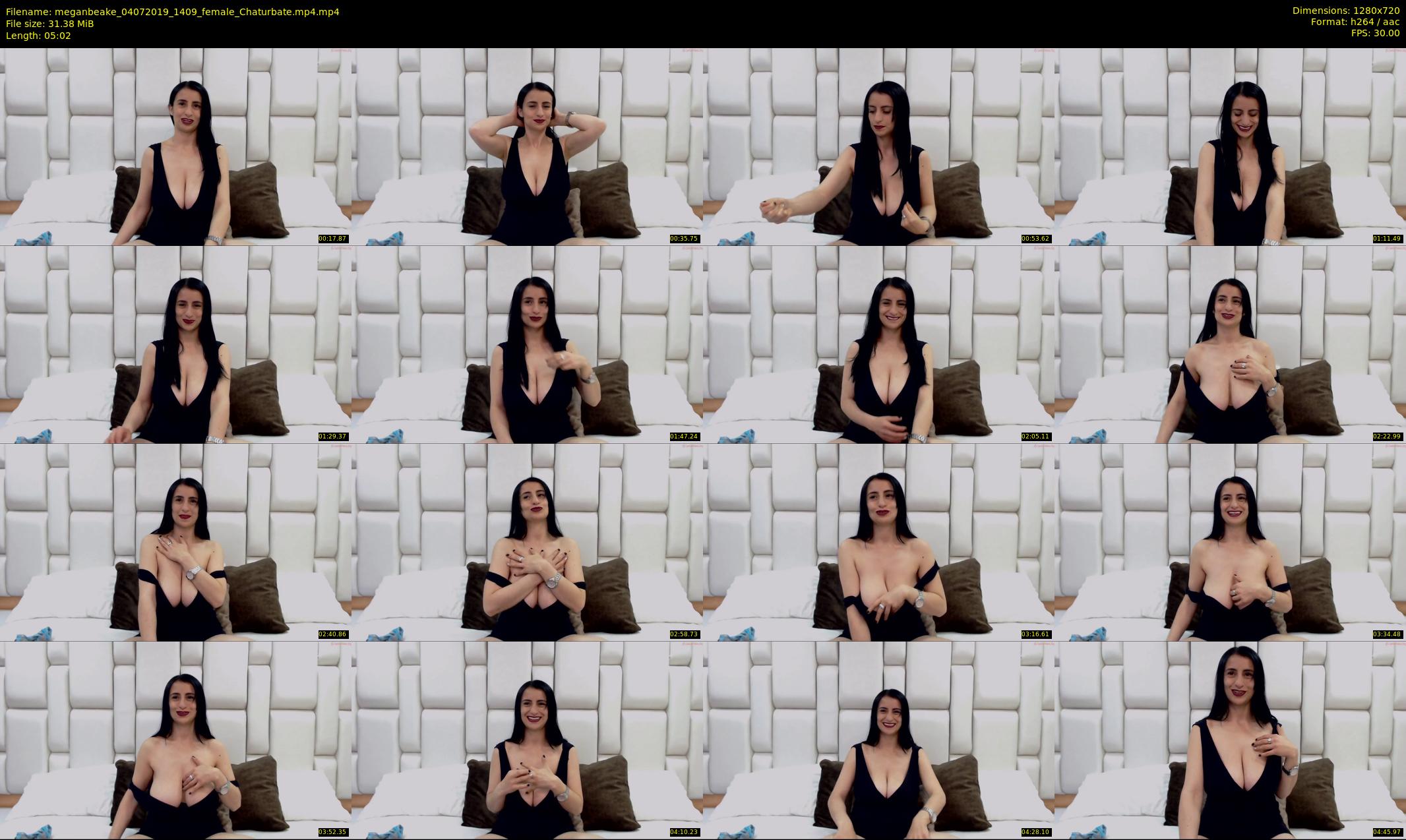 meganbeake — 6 minute Chaturbate female cam show recording, 720p, Jul 4, 2019
