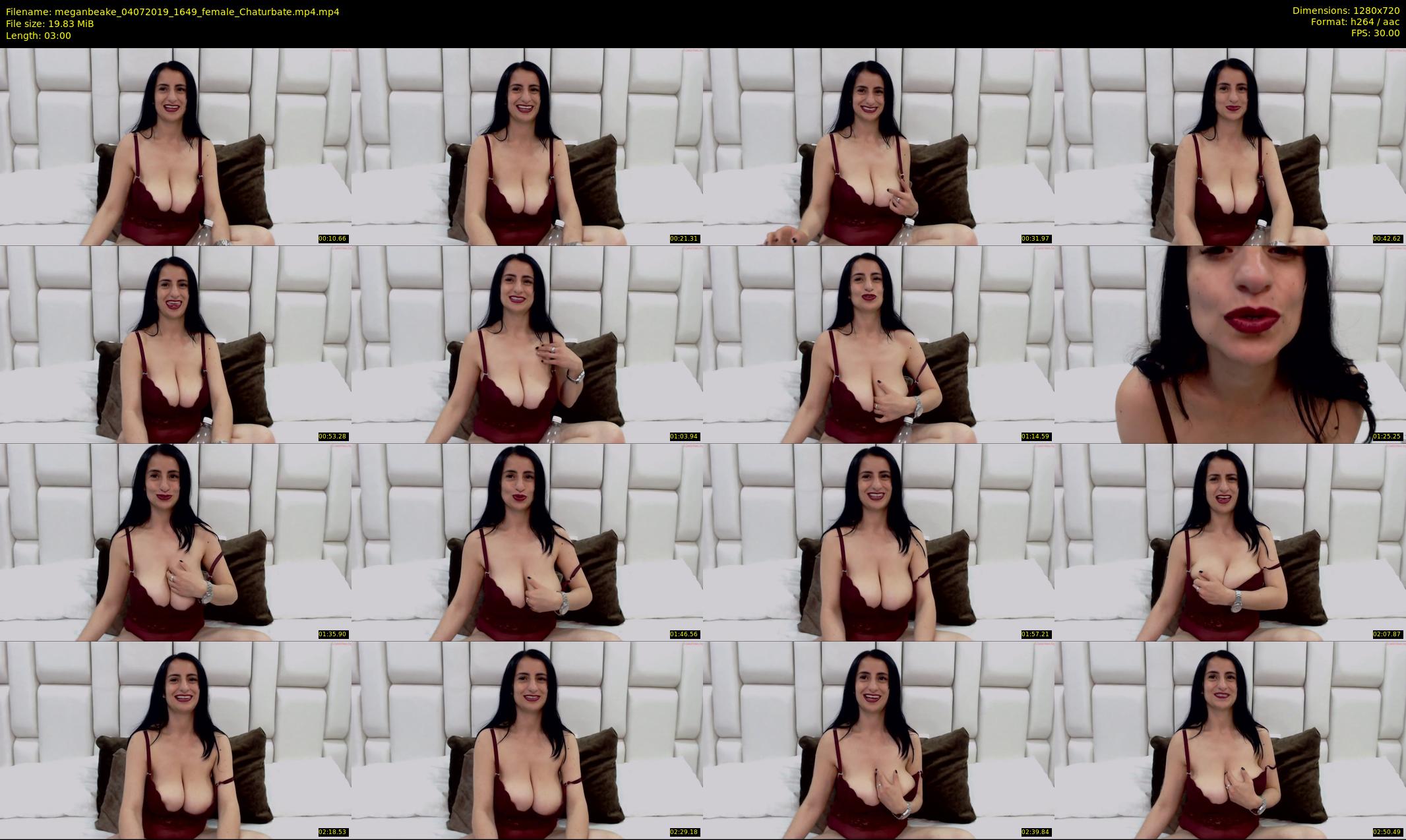 meganbeake — 3 minute Chaturbate female cam show recording, 720p, Jul 4, 2019