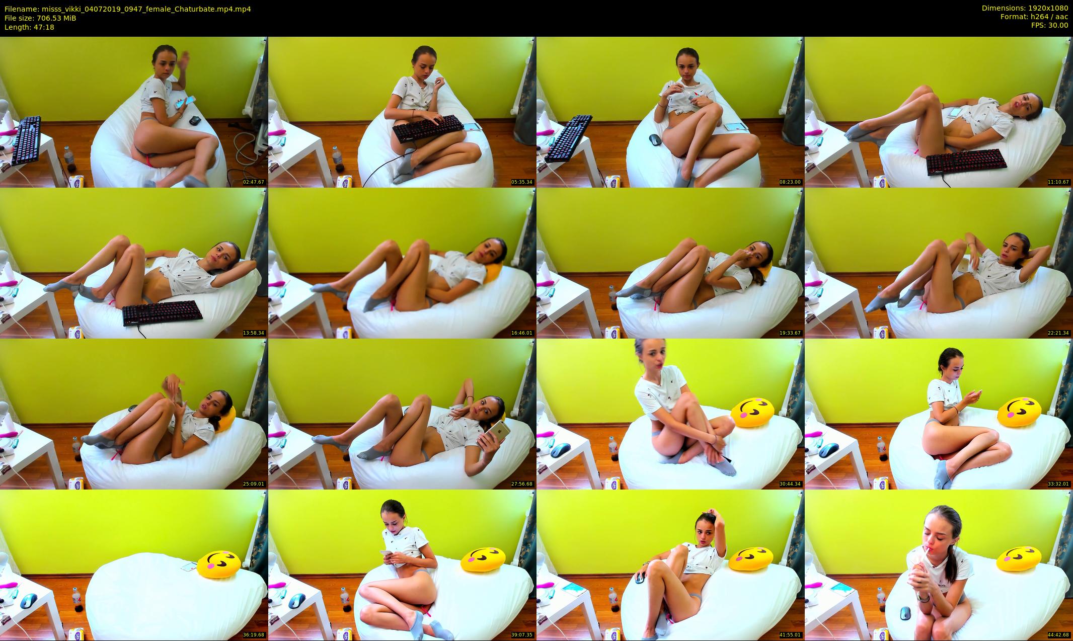 misss_vikki — 48 minute Chaturbate female cam show recording, 1080p, Jul 4, 2019