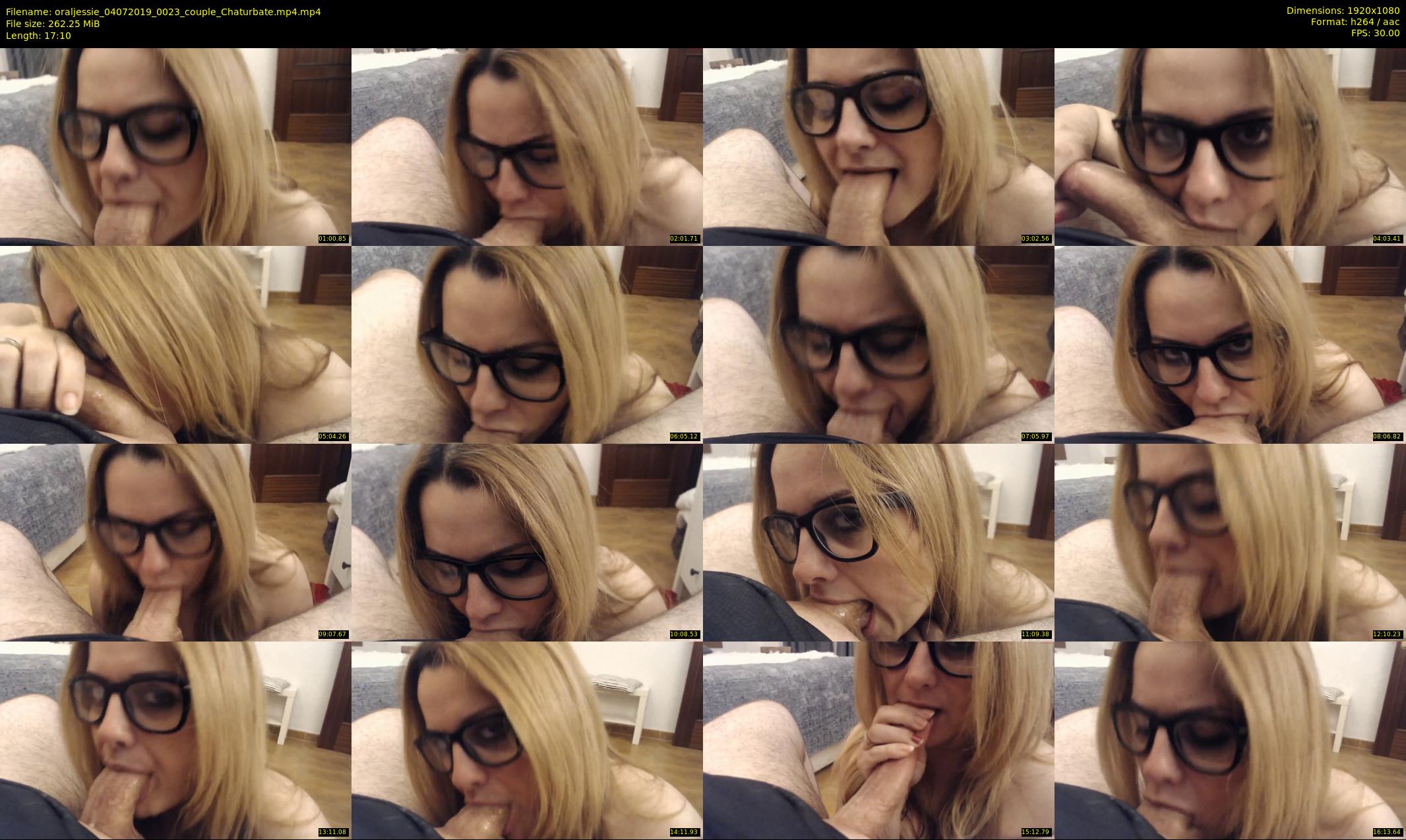 oraljessie — 18 minute Chaturbate couple cam show recording, 1080p, Jul 4, 2019