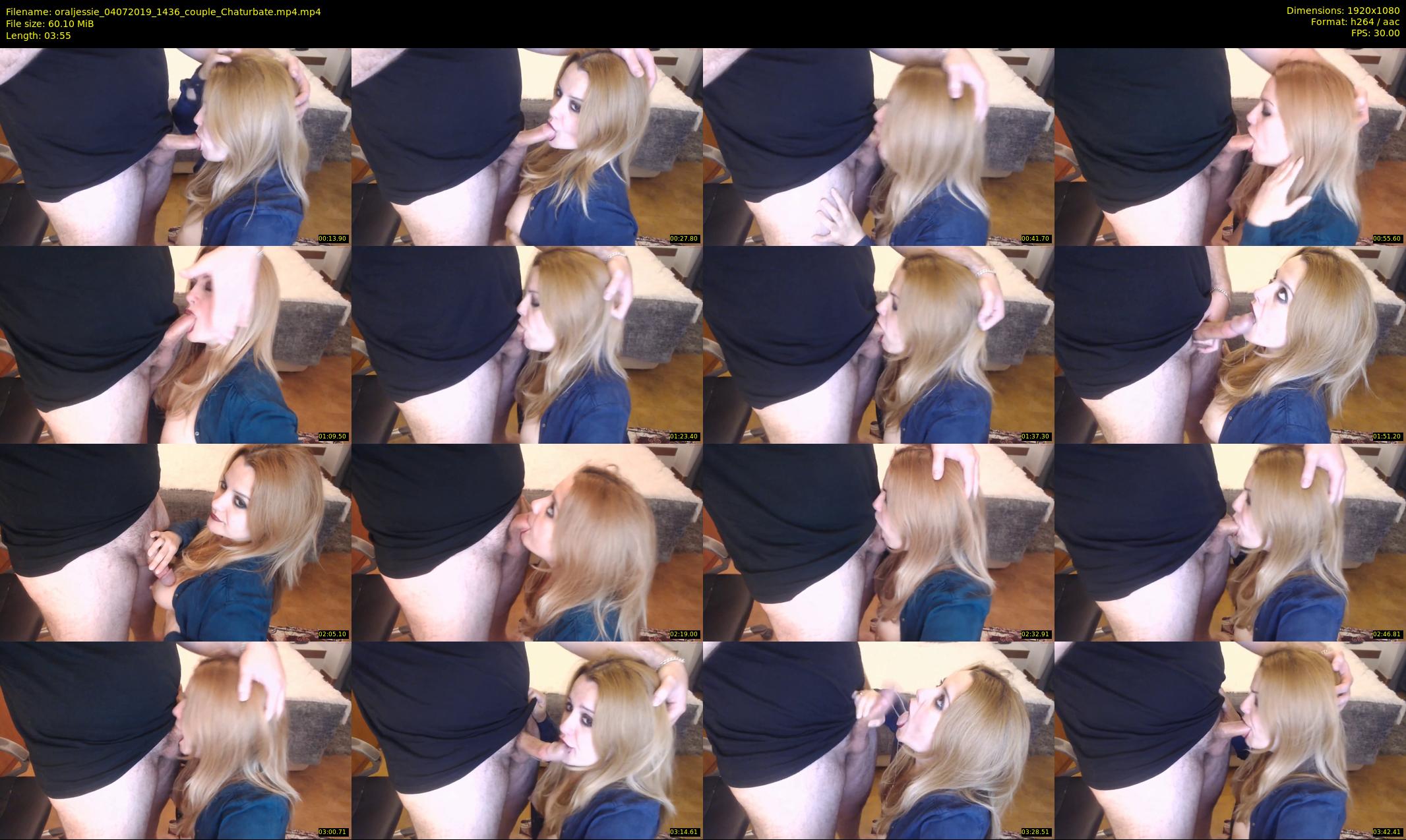 oraljessie — 4 minute Chaturbate couple cam show recording, 1080p, Jul 4, 2019