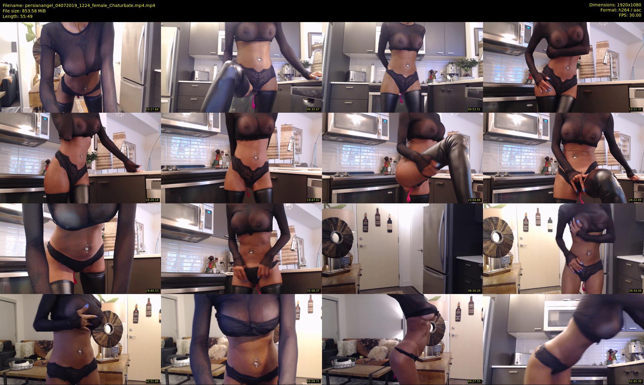 persianangel — 56 minute Chaturbate female cam show recording, 1080p, Jul 4, 2019
