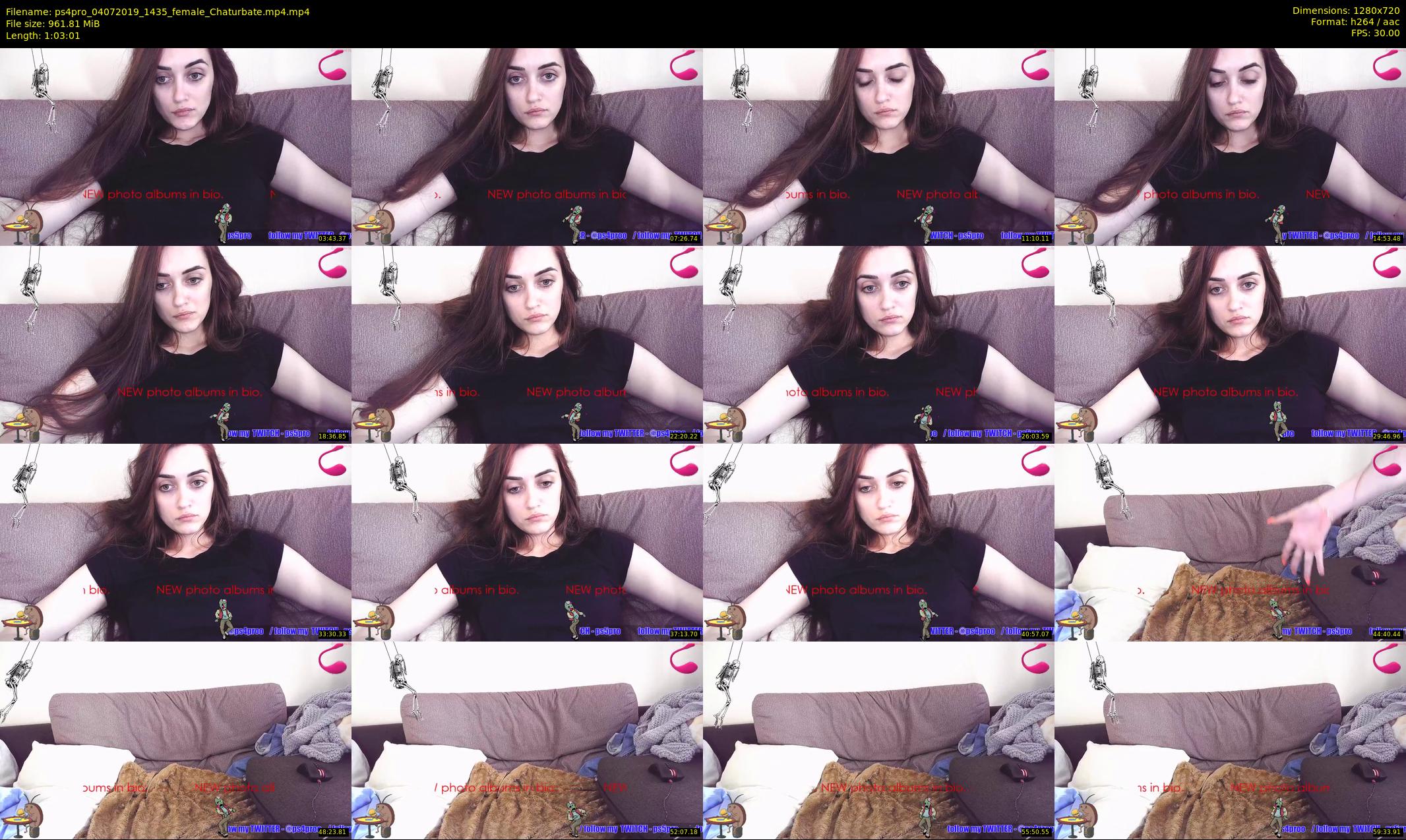 ps4pro — 64 minute Chaturbate female cam show recording, 720p, Jul 4, 2019