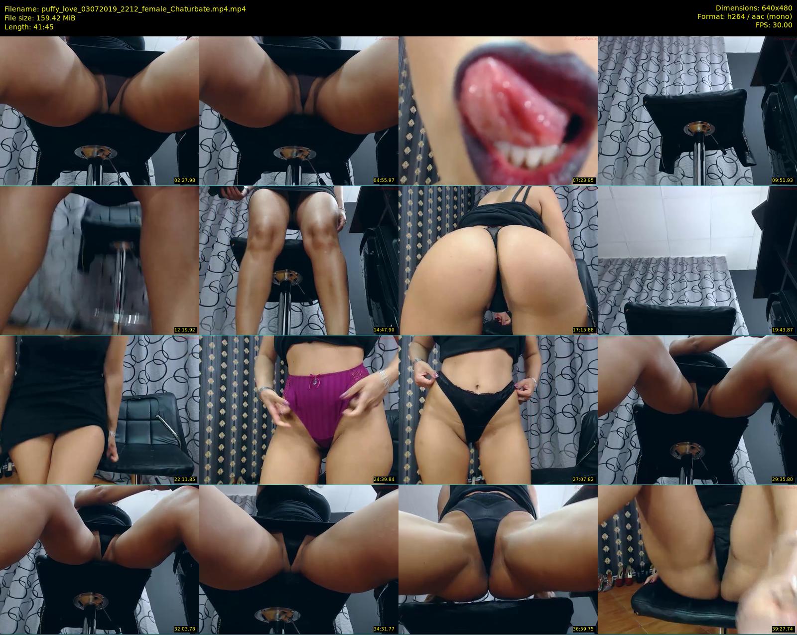 puffy_love — 42 minute Chaturbate female cam show recording, 480p, Jul 3, 2019