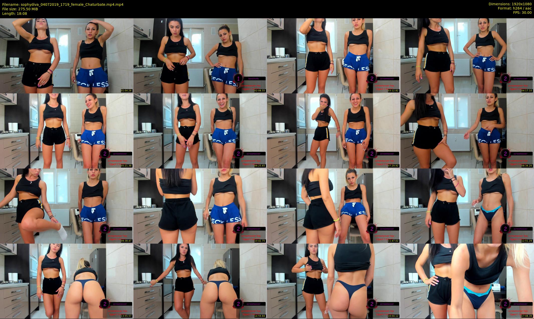 sophydiva — 19 minute Chaturbate female cam show recording, 1080p, Jul 4, 2019