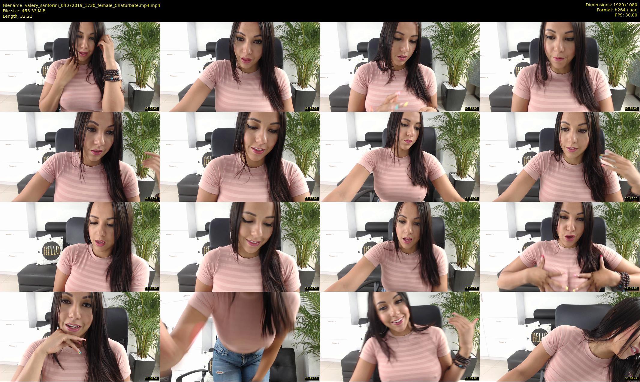 valery_santorini — 33 minute Chaturbate female cam show recording, 1080p, Jul 4, 2019