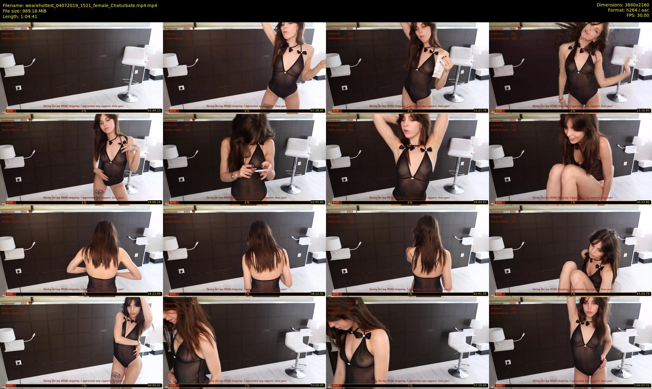 wearehottest — 65 minute Chaturbate couple cam show recording, 4K, Jul 4, 2019
