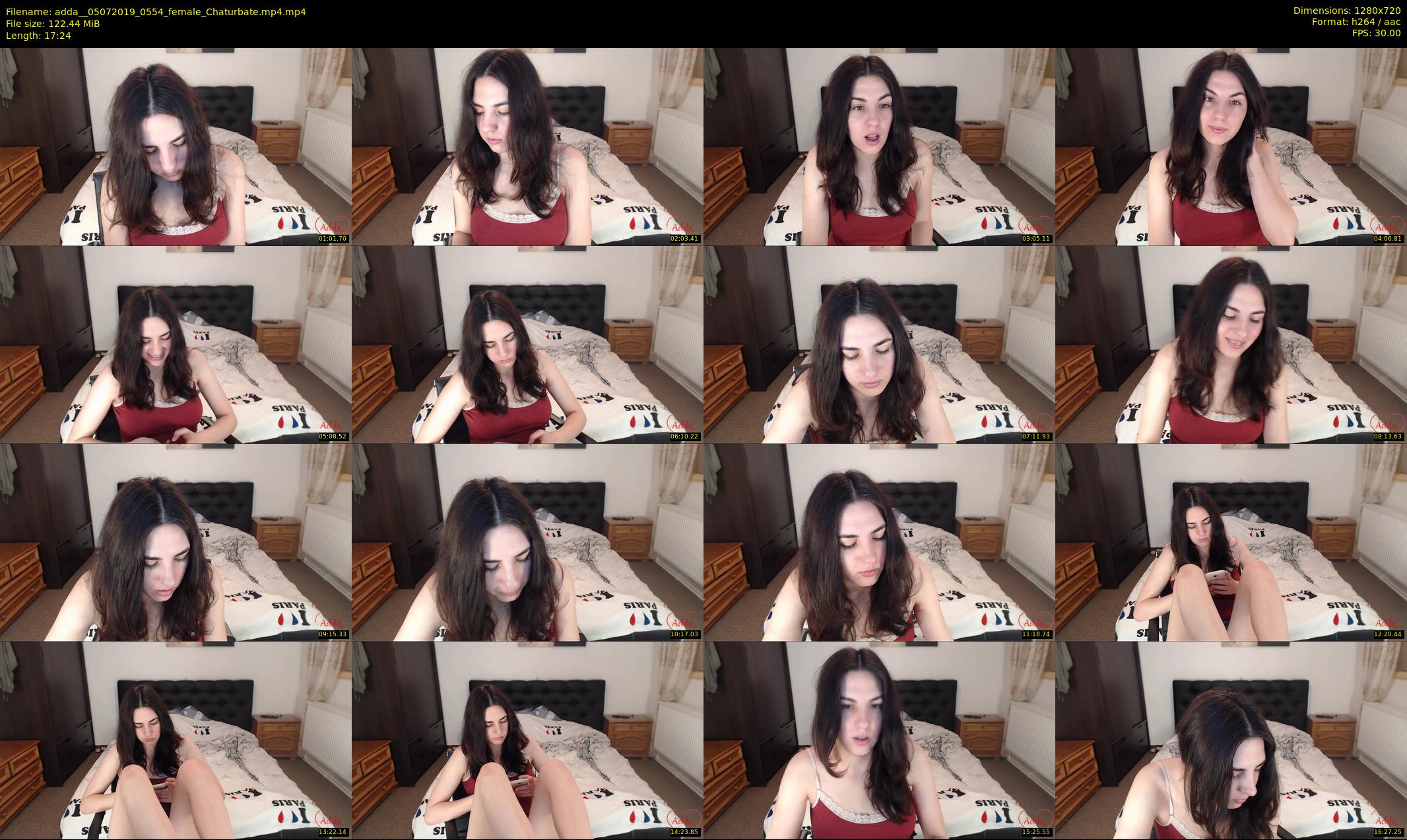 adda_ — 18 minute Chaturbate female cam show recording, 720p, Jul 5, 2019