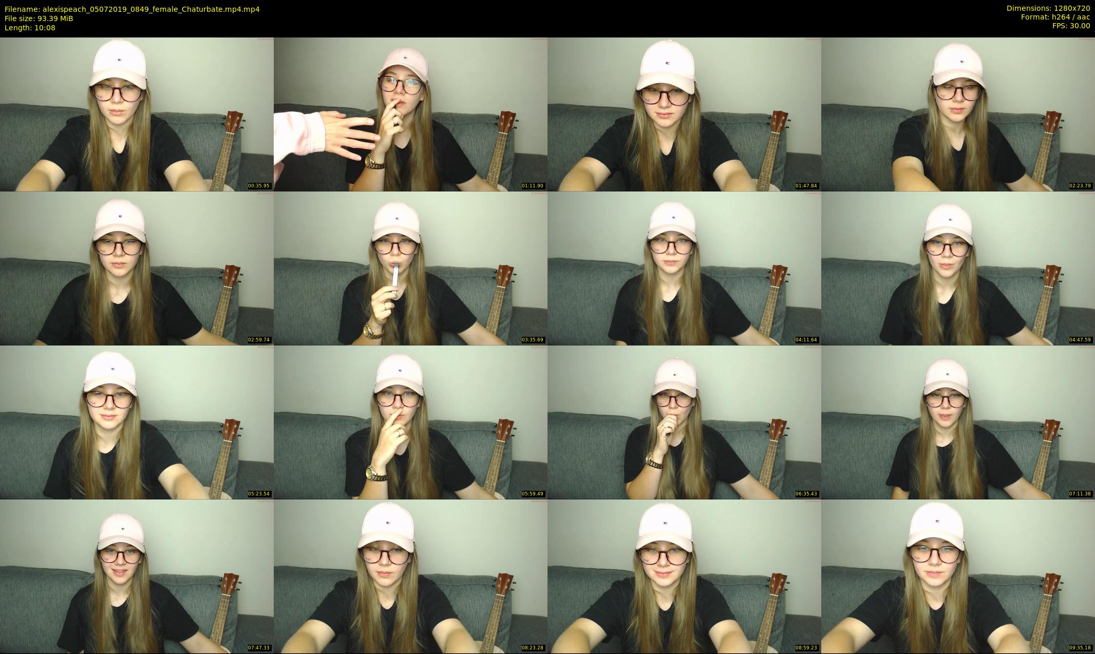 alexispeach — 11 minute Chaturbate female cam show recording, 720p, Jul 5, 2019