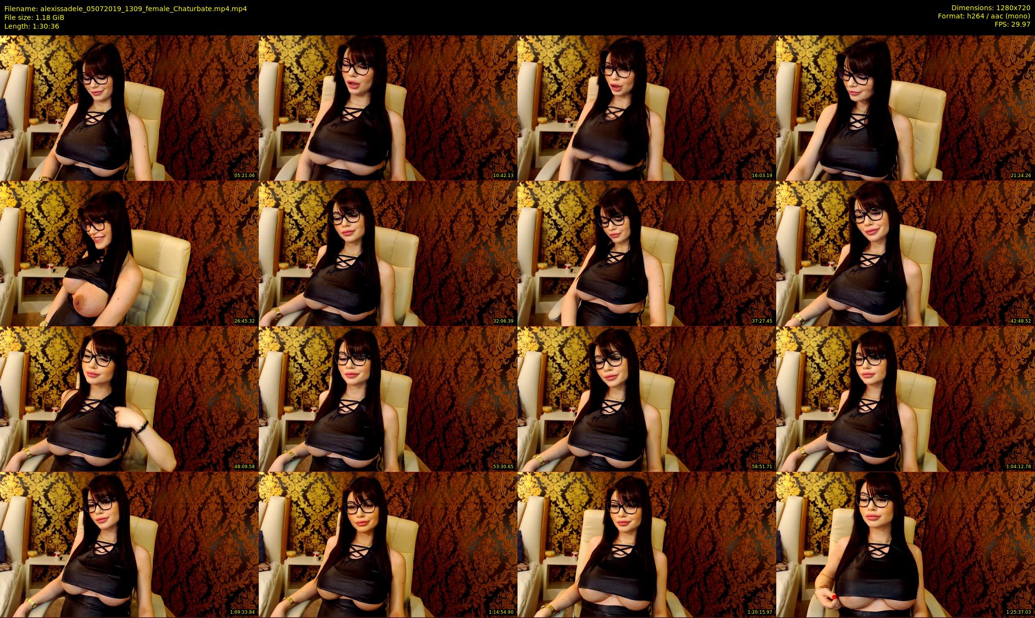 alexissadele — 91 minute Chaturbate female cam show recording, 720p, Jul 5, 2019