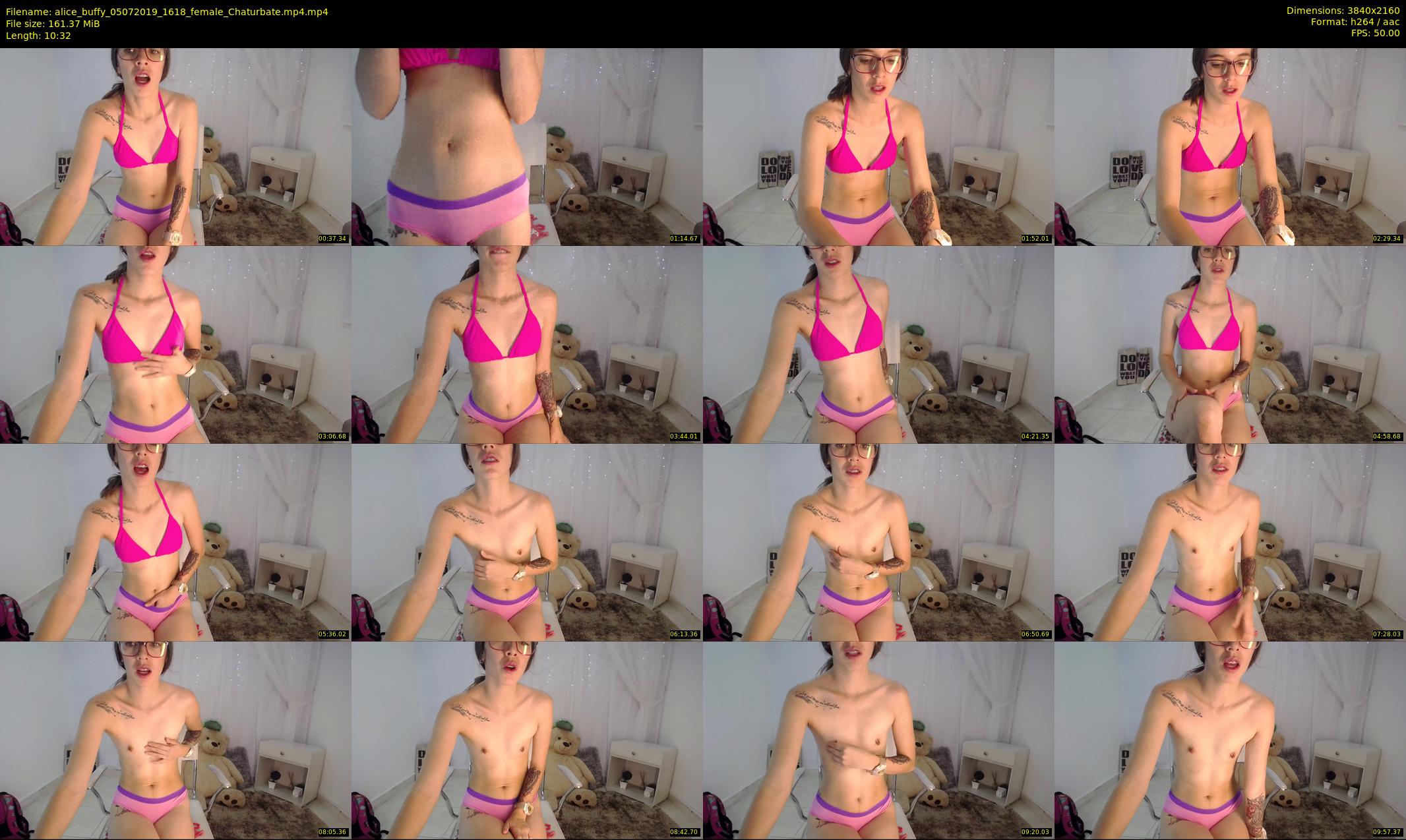 alice_buffy — 11 minute Chaturbate female cam show recording, 4K, Jul 5, 2019