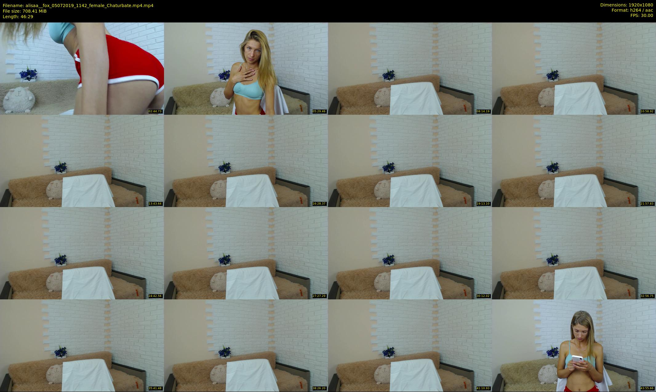 alisaa__fox — 47 minute Chaturbate female cam show recording, 1080p, Jul 5, 2019