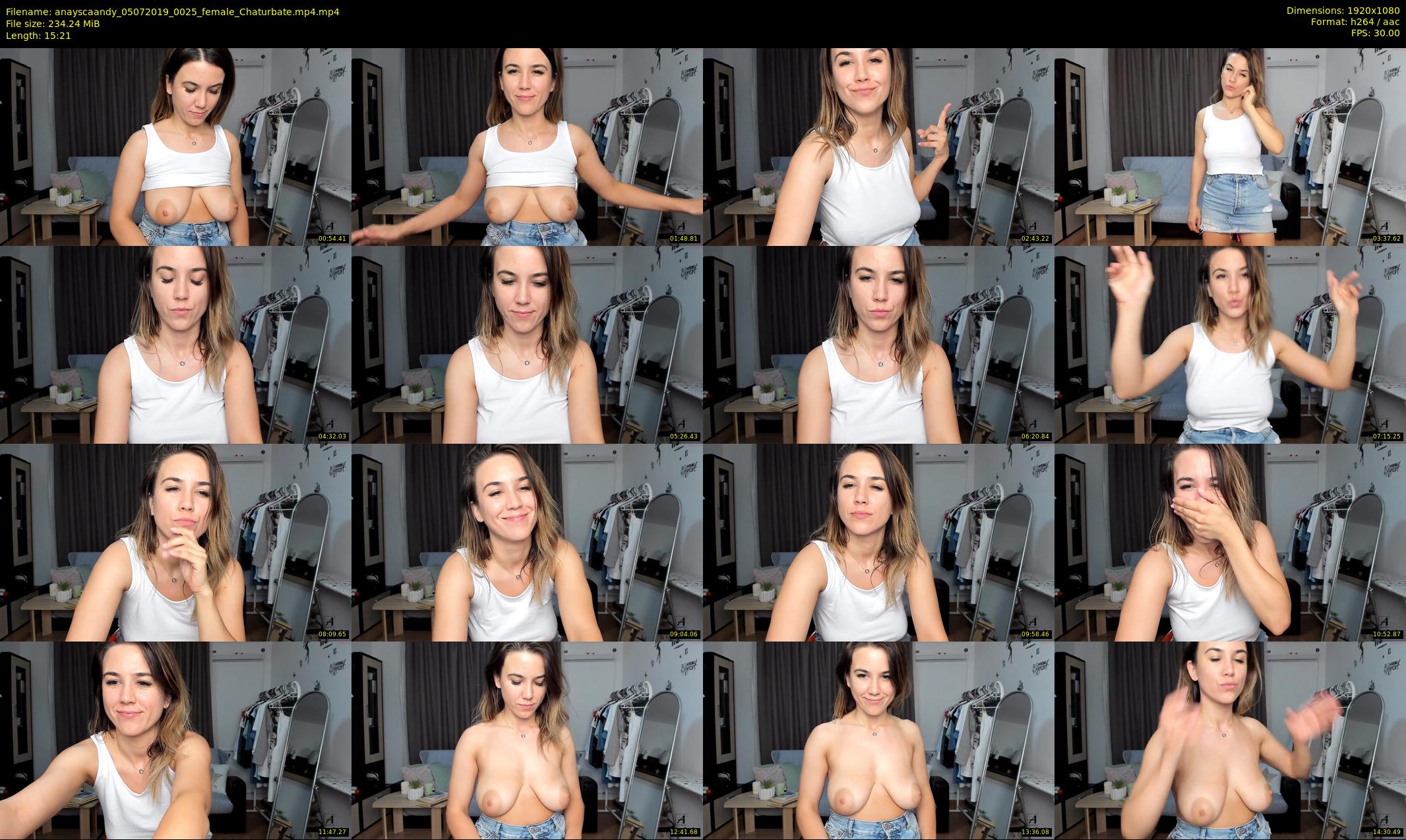 anayscaandy — 16 minute Chaturbate female cam show recording, 1080p, Jul 5, 2019
