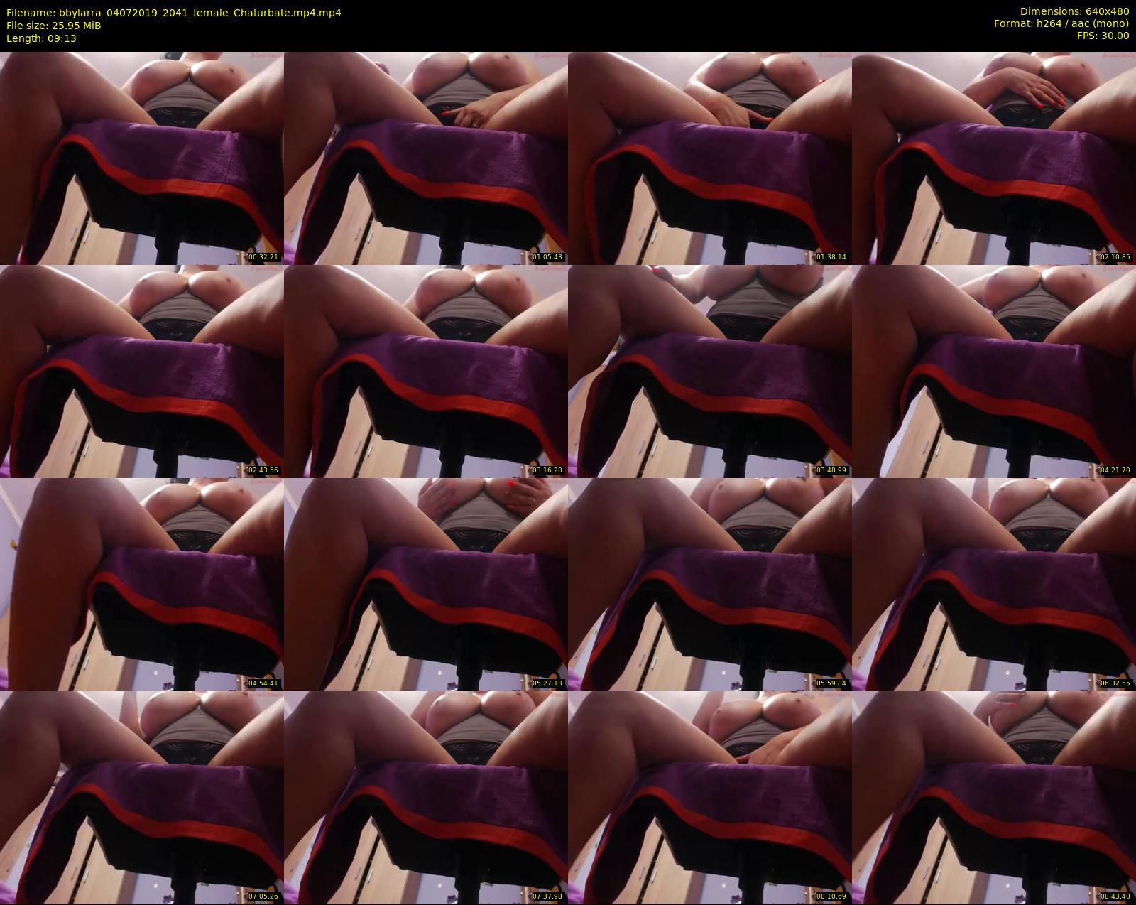 bbylarra — 10 minute Chaturbate couple cam show recording, 480p, Jul 4, 2019