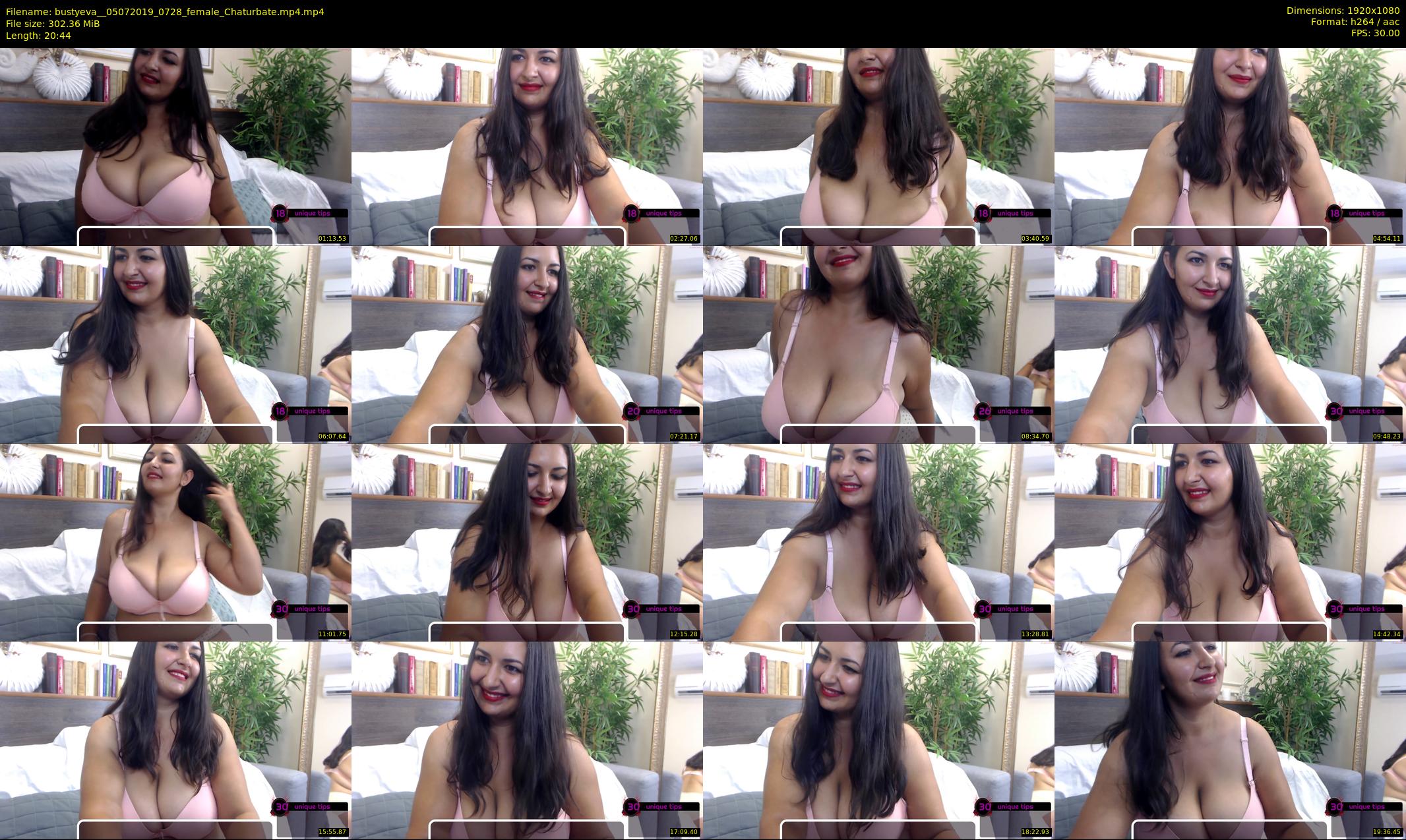 bustyeva_ — 21 minute Chaturbate female cam show recording, 1080p, Jul 5, 2019