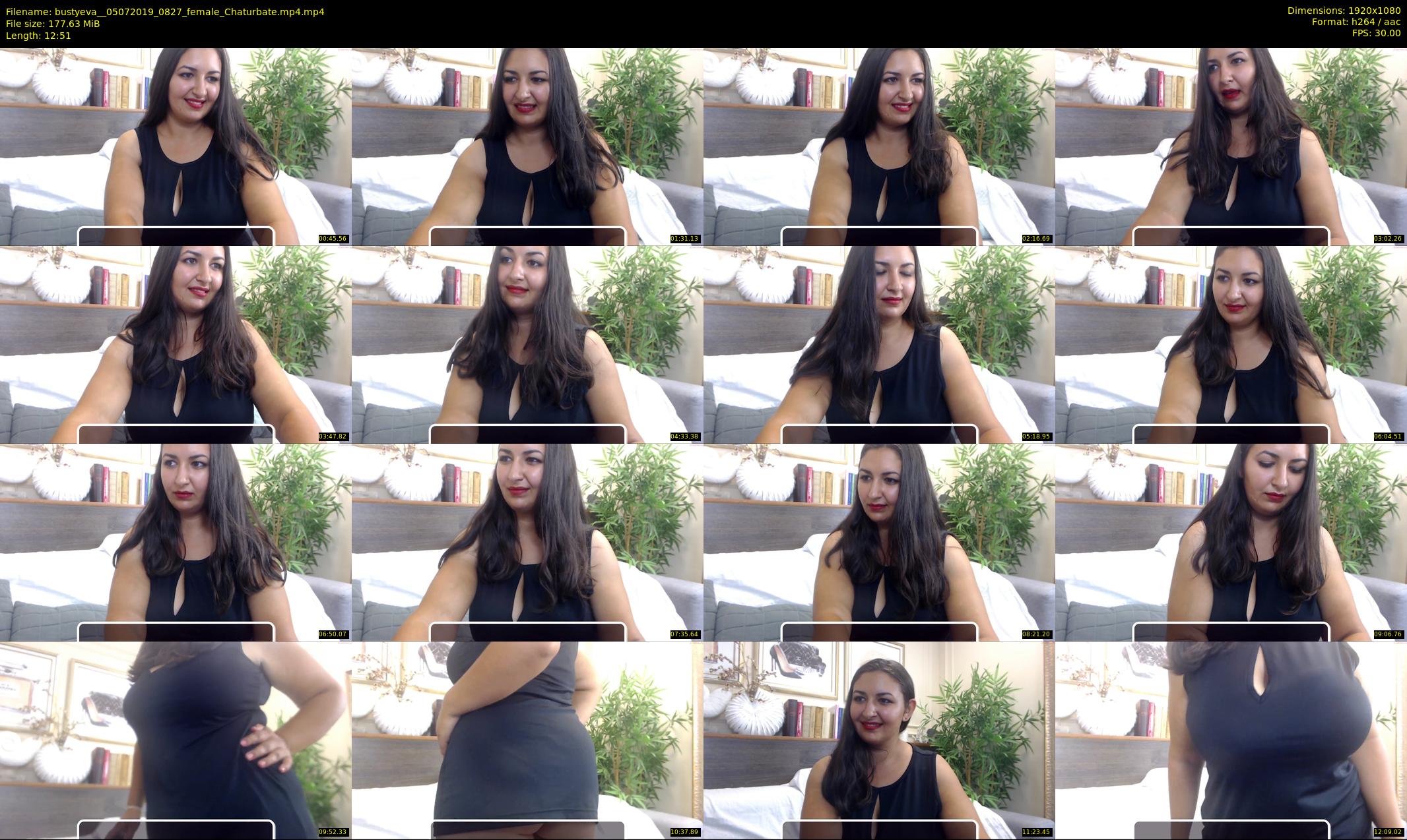 bustyeva_ — 13 minute Chaturbate female cam show recording, 1080p, Jul 5, 2019