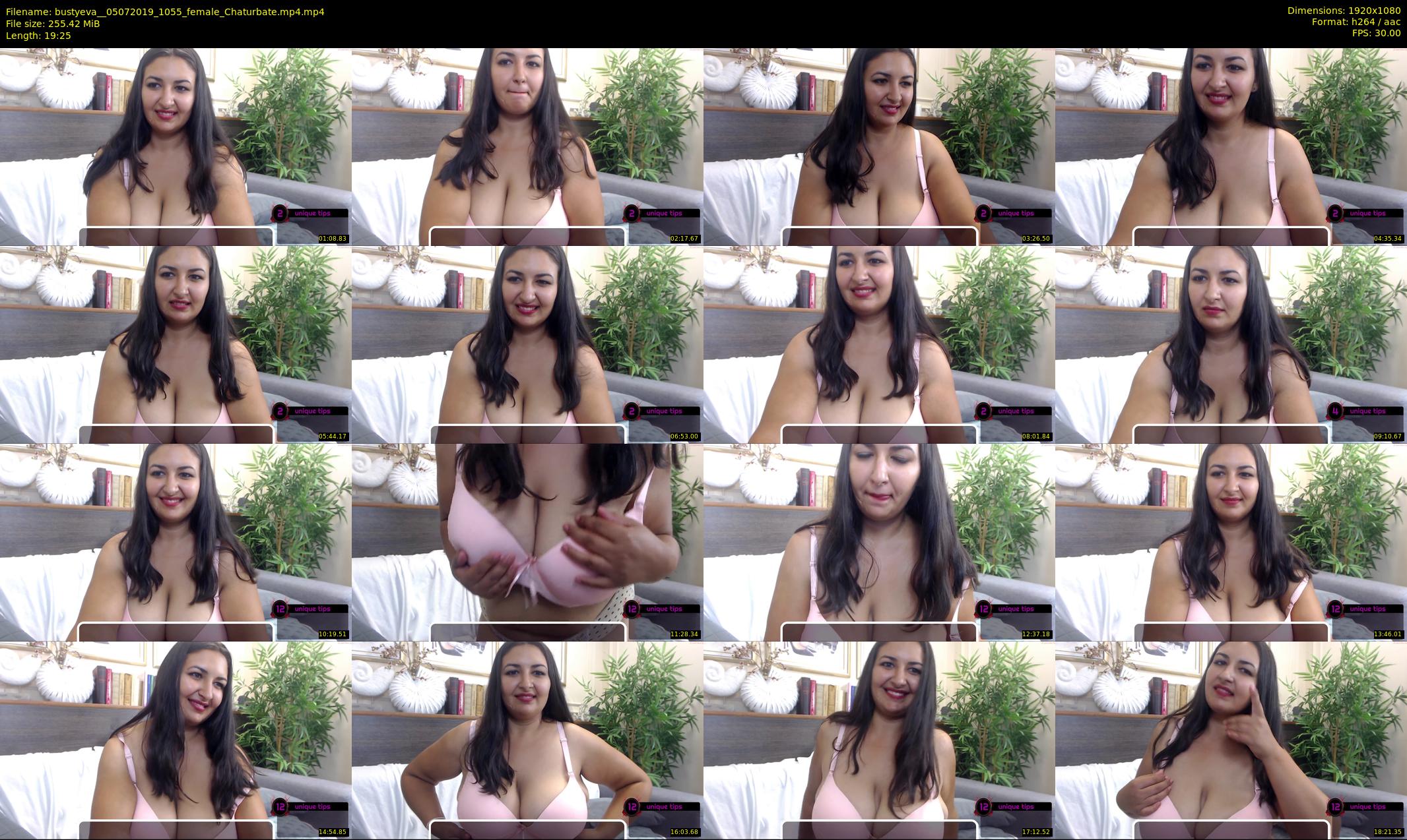 bustyeva_ — 20 minute Chaturbate female cam show recording, 1080p, Jul 5, 2019