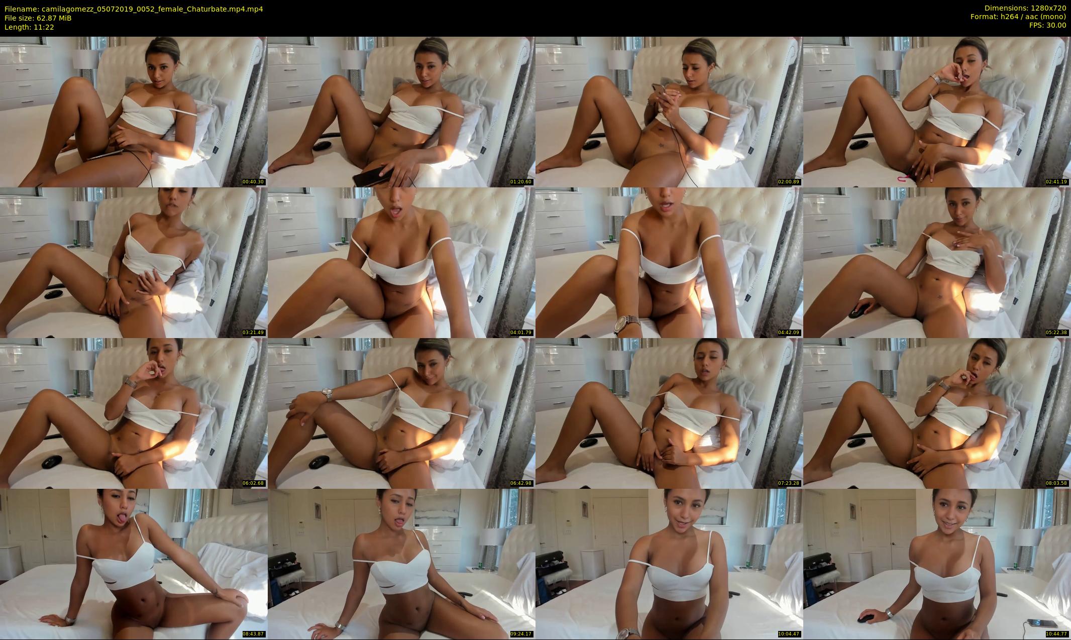 camilagomezz — 12 minute Chaturbate female cam show recording, 720p, Jul 5, 2019