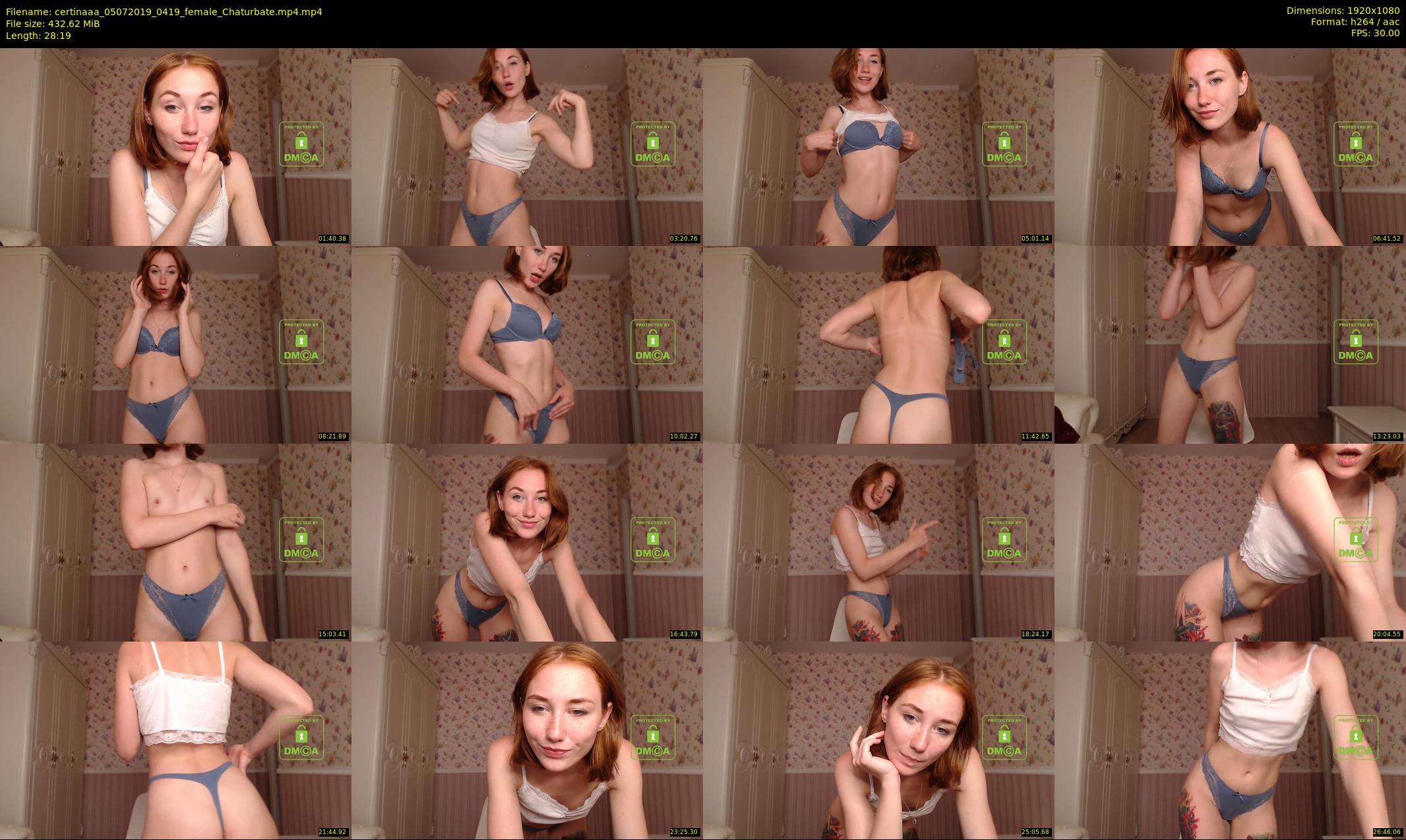 certinaaa — 29 minute Chaturbate female cam show recording, 1080p, Jul 5, 2019