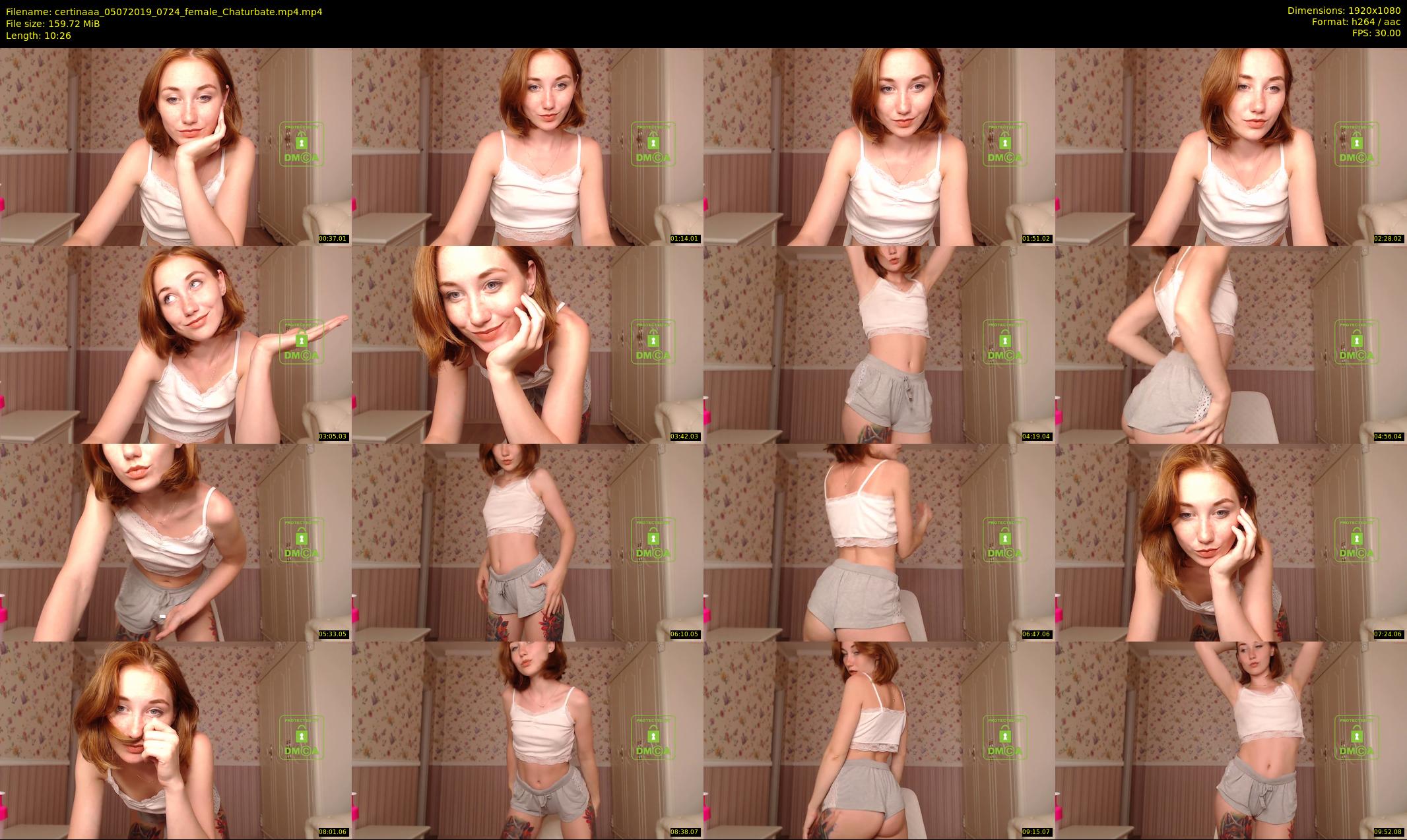 certinaaa — 11 minute Chaturbate female cam show recording, 1080p, Jul 5, 2019