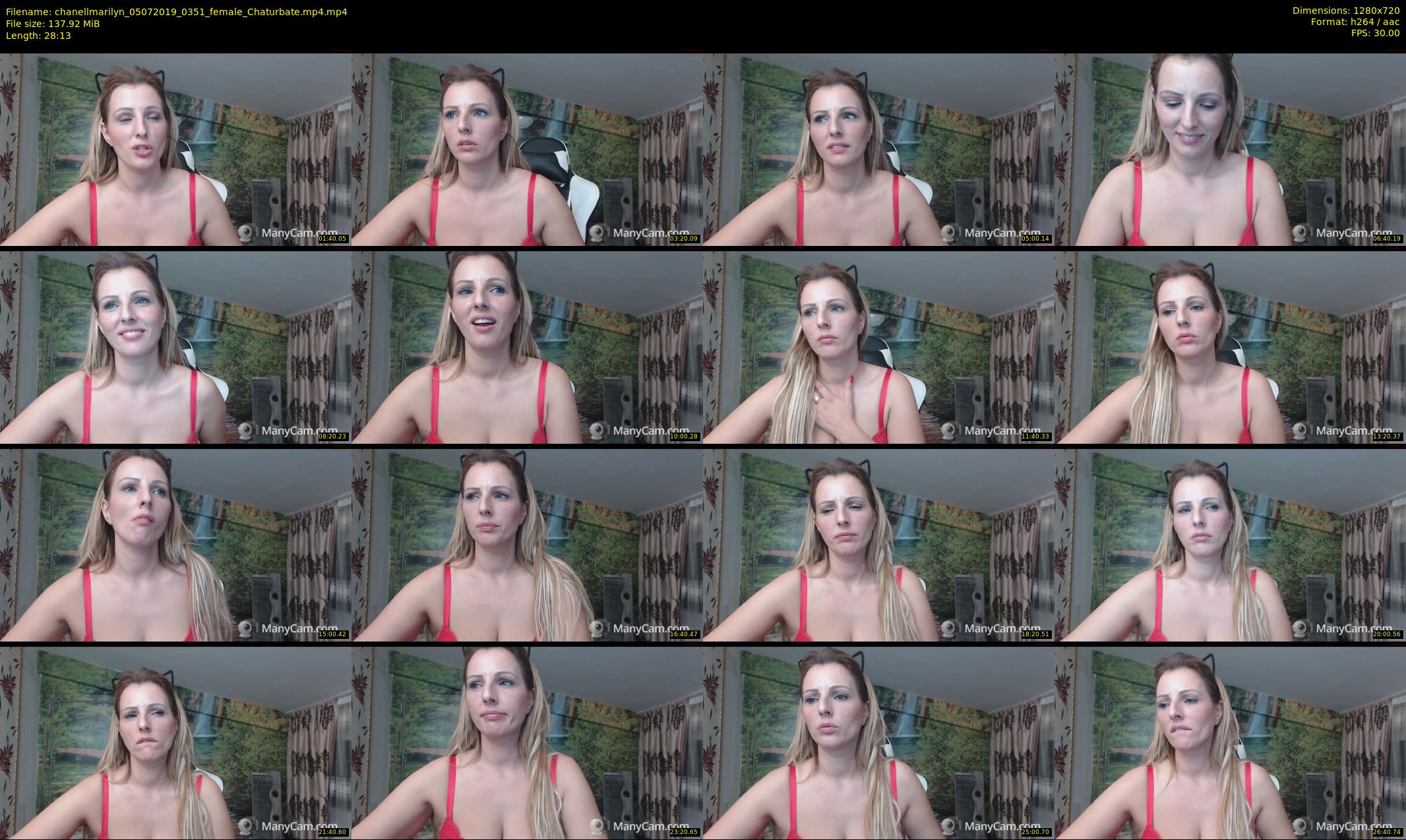 chanellmarilyn — 29 minute Chaturbate female cam show recording, 720p, Jul 5, 2019